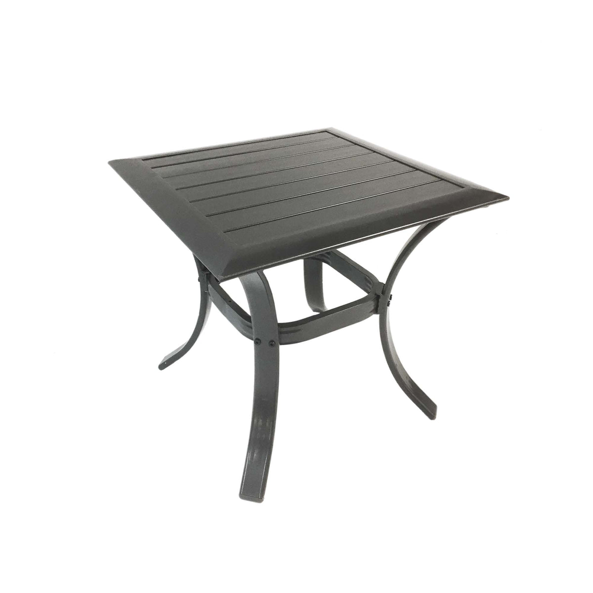 Table d&#39;appoint en aluminium SANDY, 20&#39;&#39; x 20&#39;&#39;
