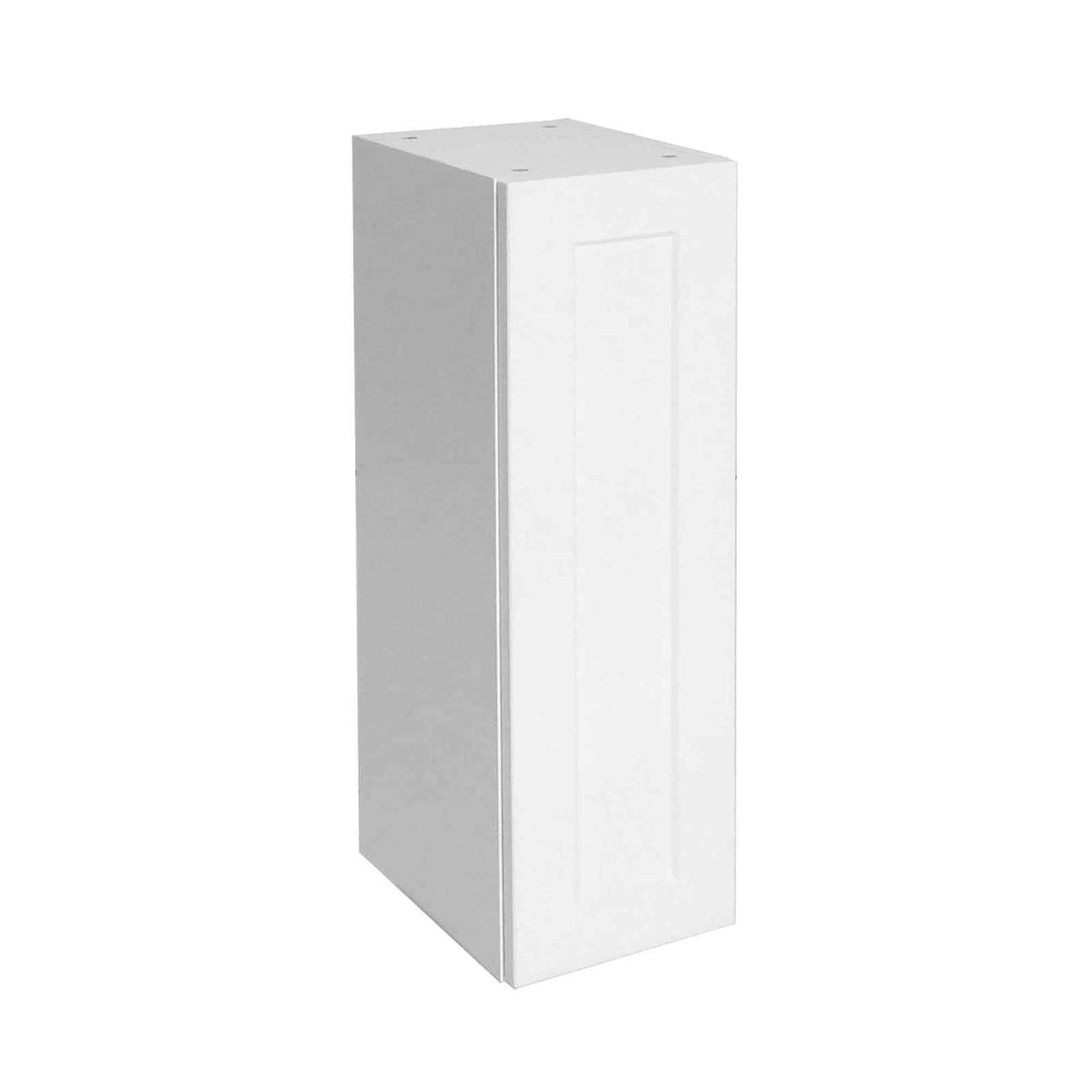 Module de haut d'armoire de cuisine de style en mélamine blanche avec 1 porte, 9''