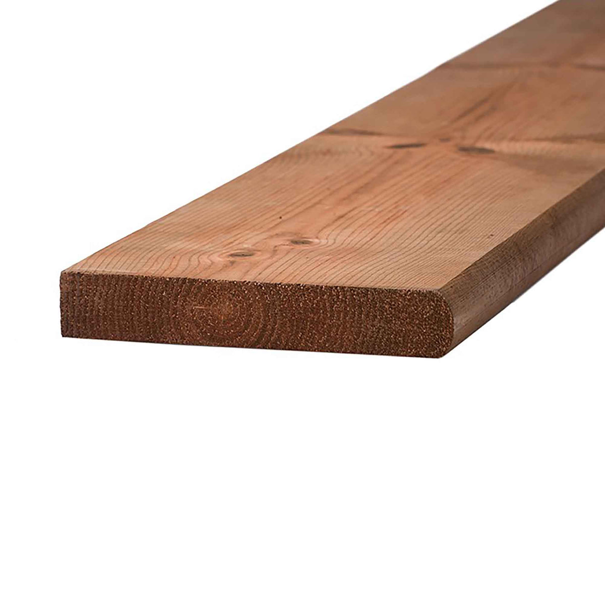 Marche en bois traité brun, 2&quot; x 12&quot; x 60&quot;