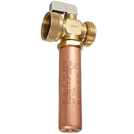 Soupape pour boyau A-B droite, 3/4'' x 3/4'' femele
