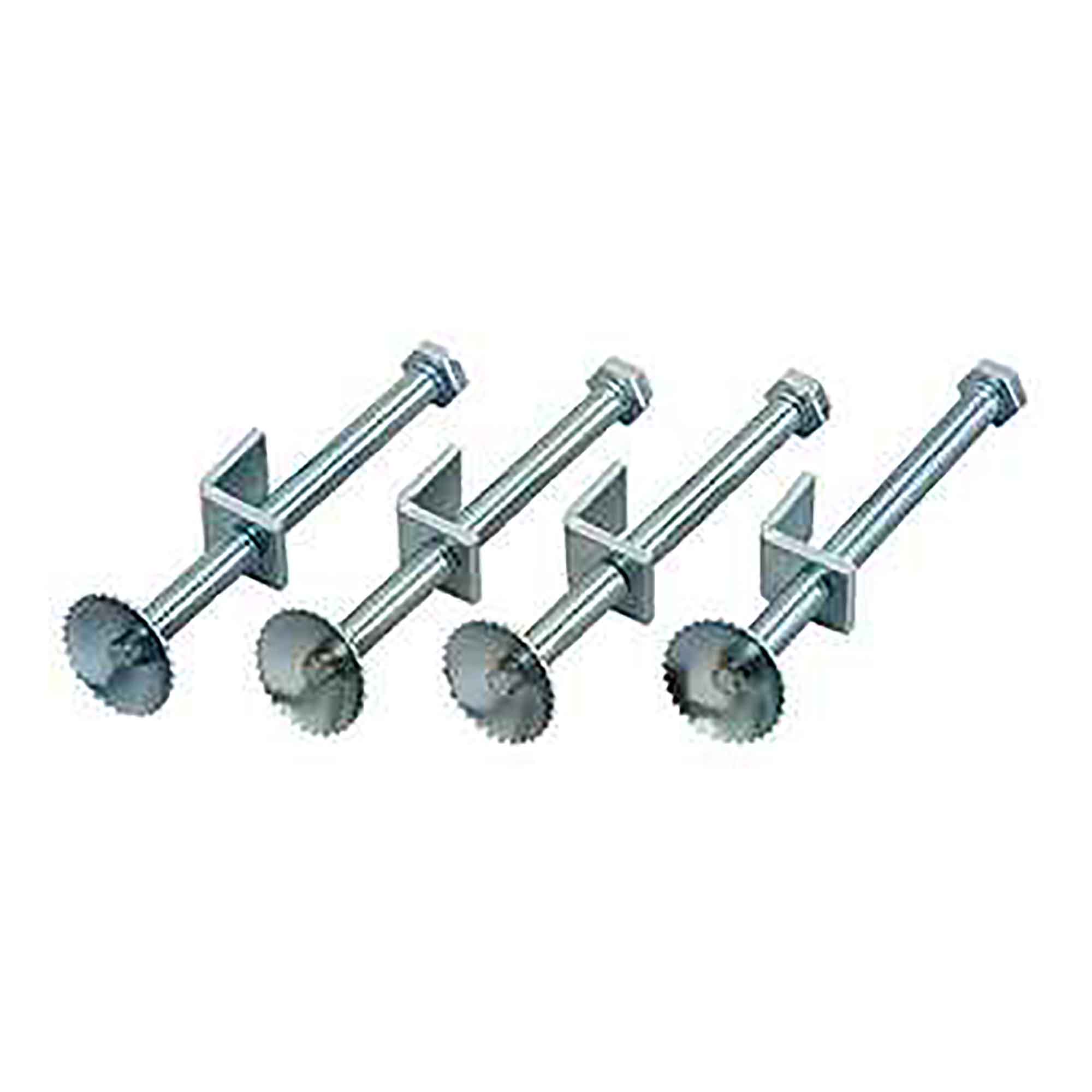 Fixations de montage d'évier, 1/4'' x 3-5/8'' (4 unités) 