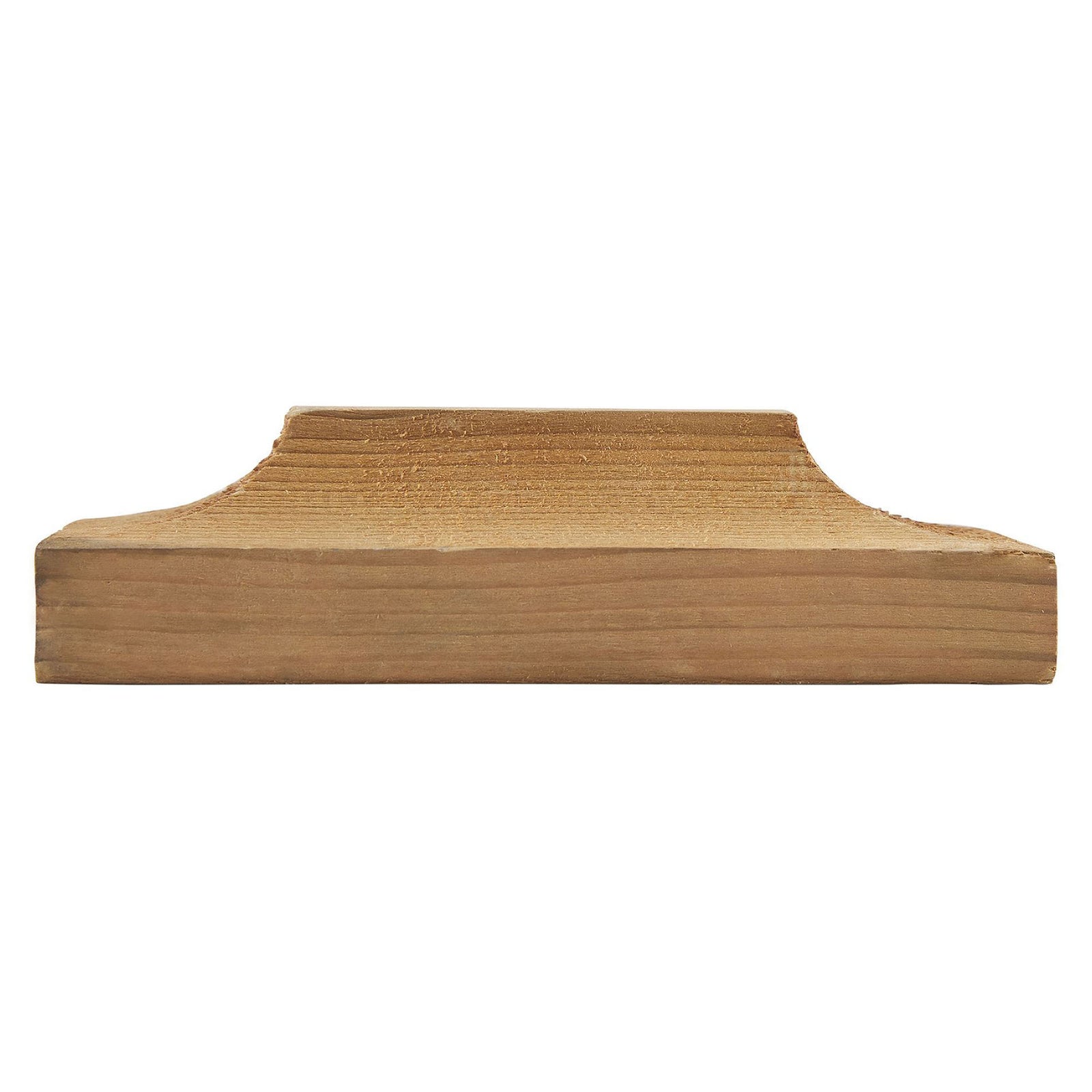 Capuchon en bois traité, couleur cèdre, 4'' x4'' x 1''