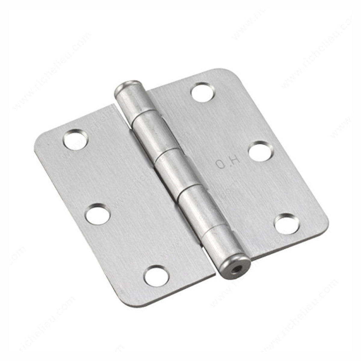 Penture à mortaiser, rond, rayon 1/4'', 3'' (emballage de 2)