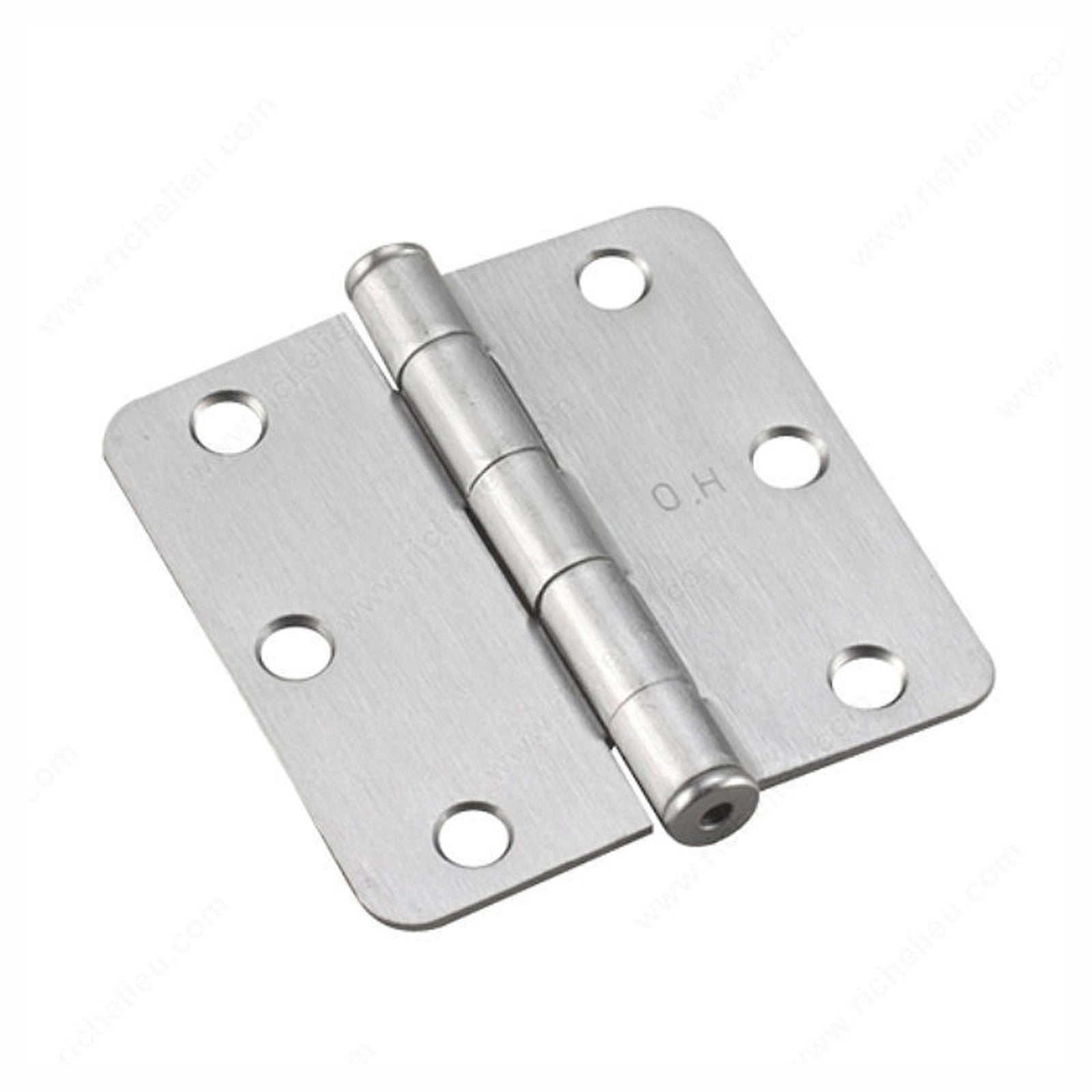 Penture à mortaiser, rond, rayon 1/4'', 3'' (emballage de 2)