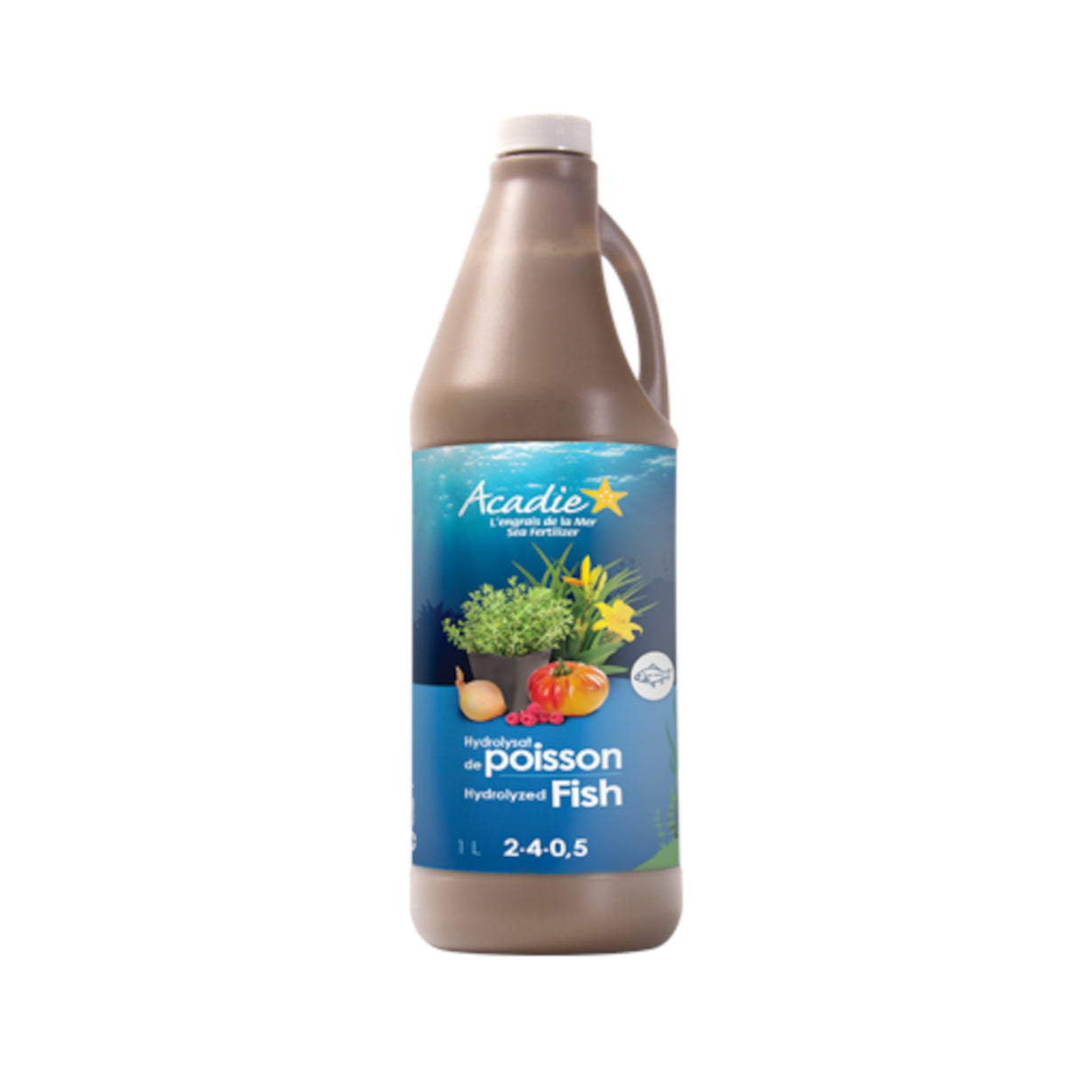 Émulsion de poisson hydrolysé, Acadie, 1 litre