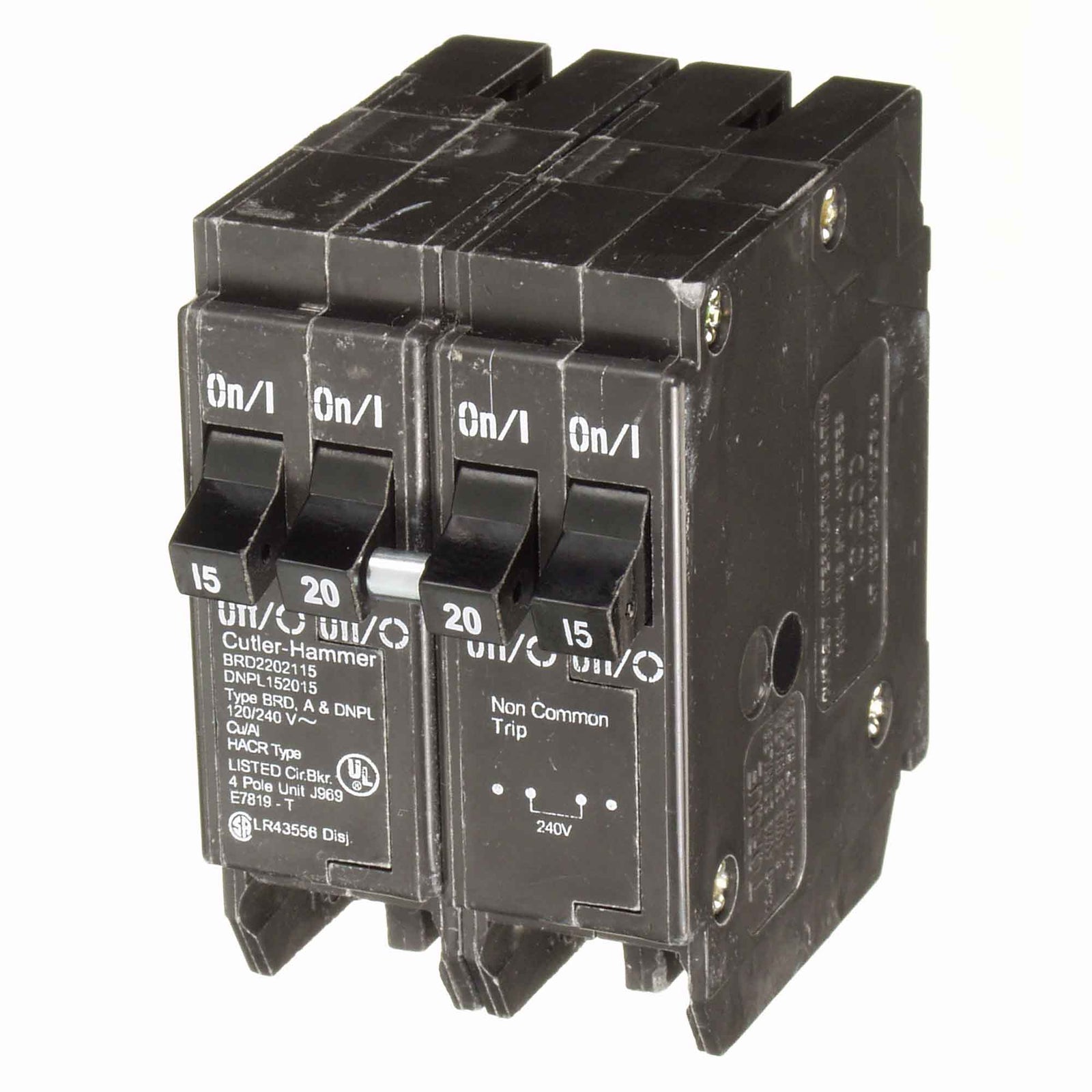 Disjoncteur WESTINGHOUSE quadruple 15/20/20/15 A