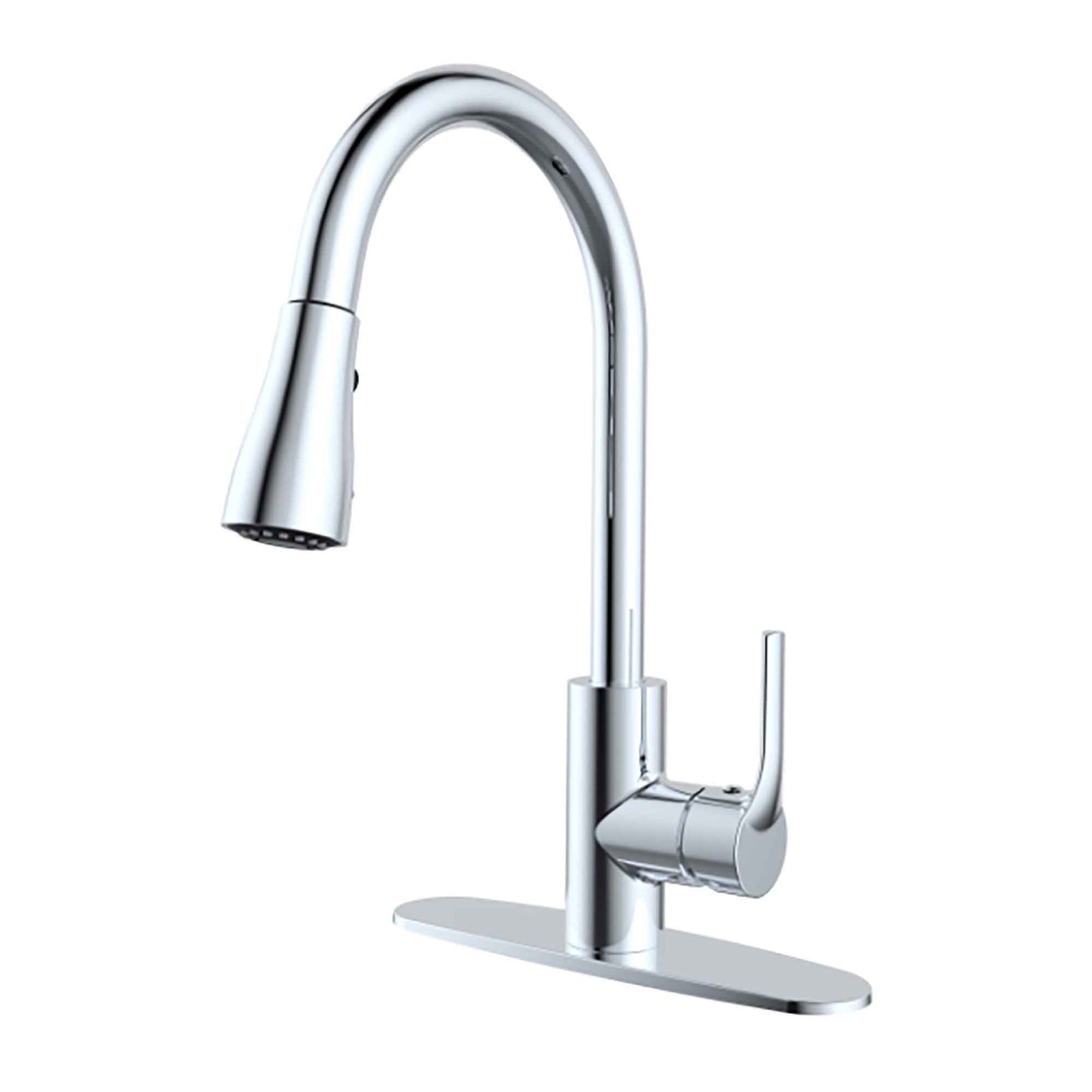 Robinet de cuisine rétractable, Las Végas, 2 fonctions, chrome