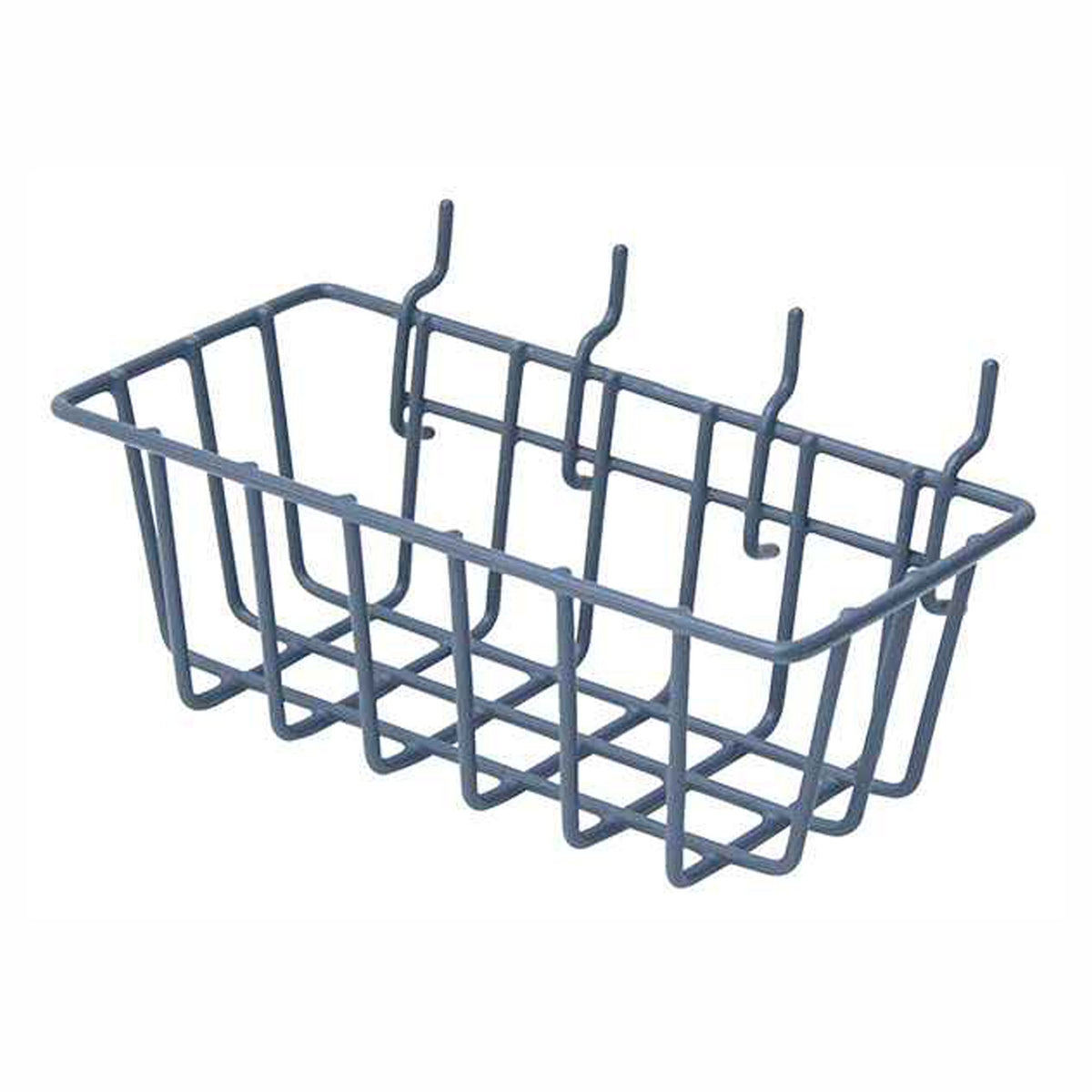 Panier pour panneau perforé, gris
