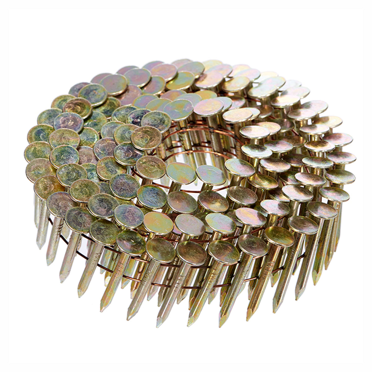 Clou à toiture galvanisé en rouleau, 1-1/4'', 15 degrés (emballage de 1 000)