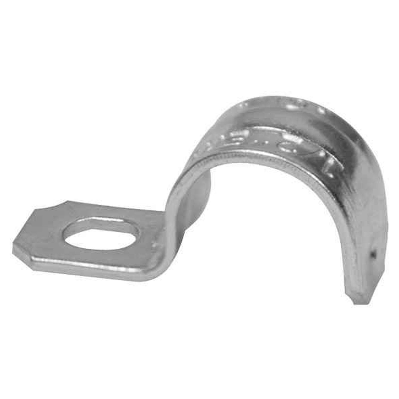 Courroie à un trou, pour câble, galvanisé, 1/2'' (emballage de 10)
