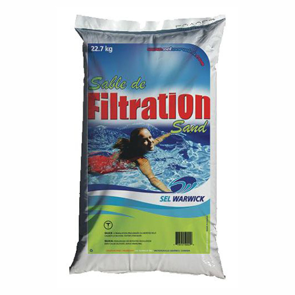 Sable de filtration, 22,7 kg
