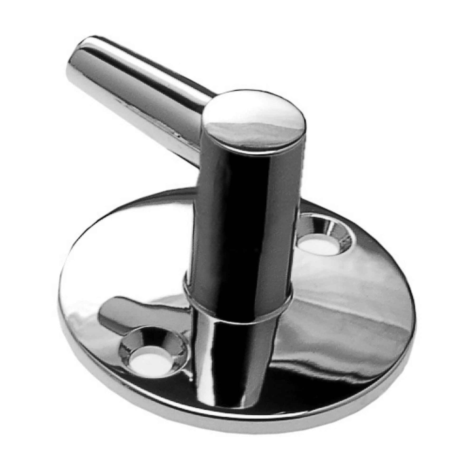 Crochet mural pour douche a main, chrome