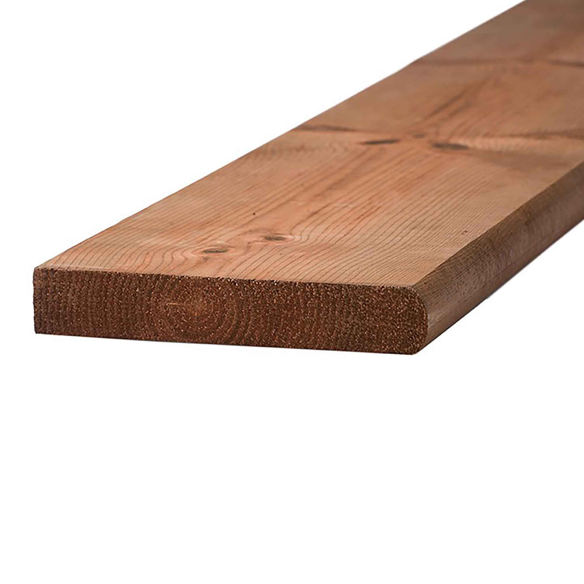 Marche en bois traité brun, 2&quot; x 12&quot; x 36&quot;