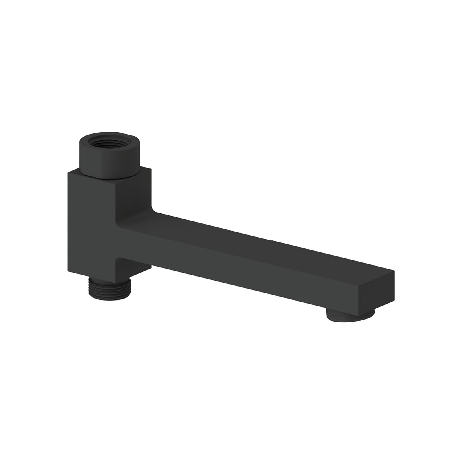 Bec de bain avec déviateur Irène, noir mat