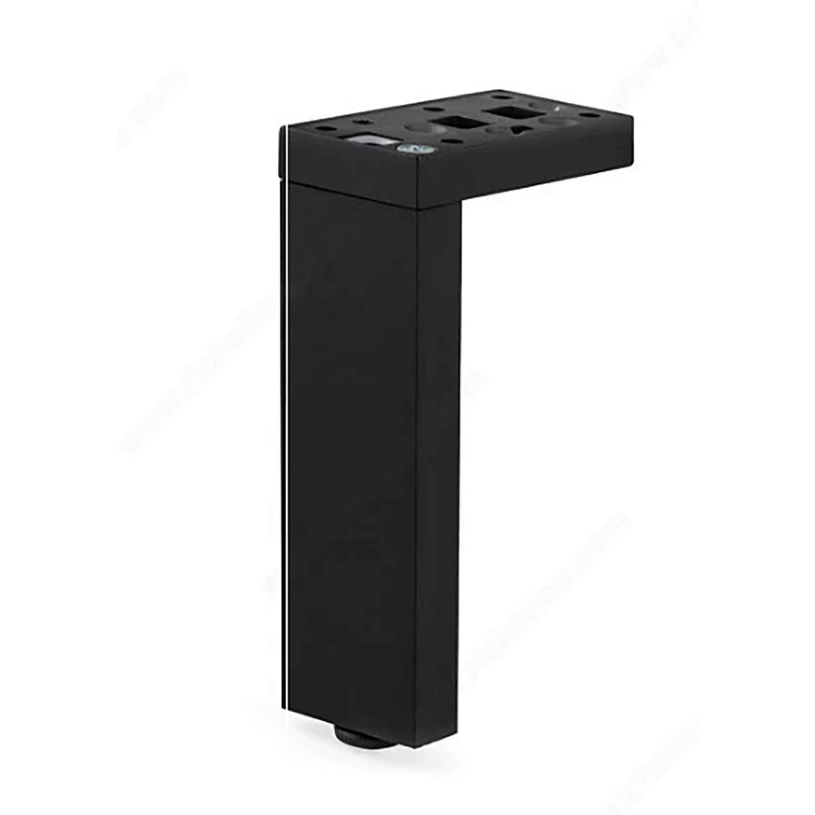 Ensemble de 2 pattes pour vanité suspendu en acier, noir