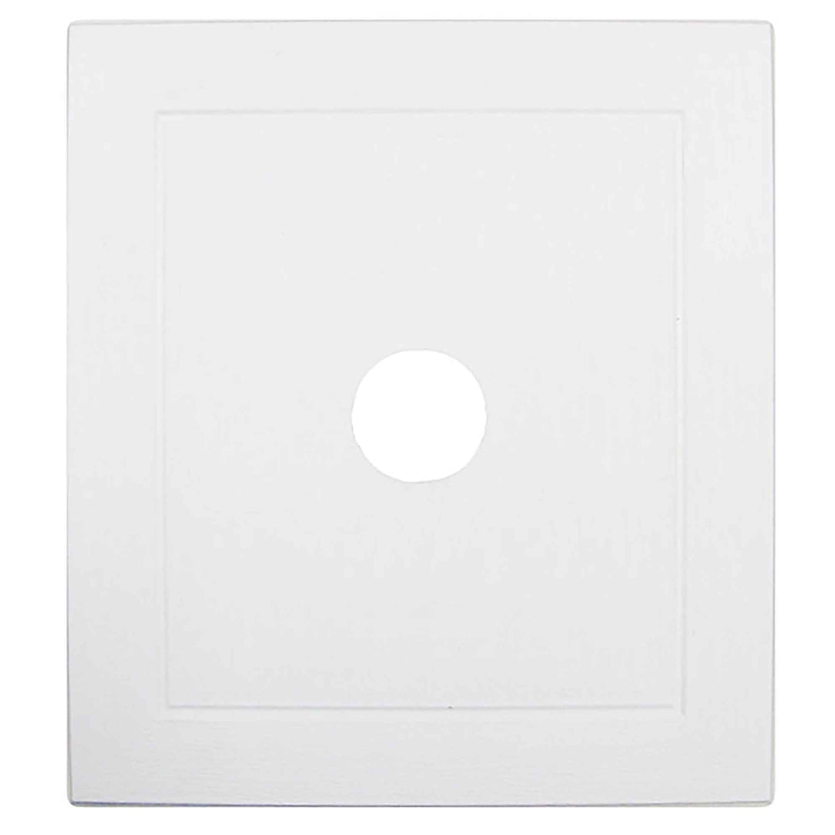 Plaque de montage universelle, 7-1/8&#39;&#39; x 7-1/8&#39;&#39;, blanc