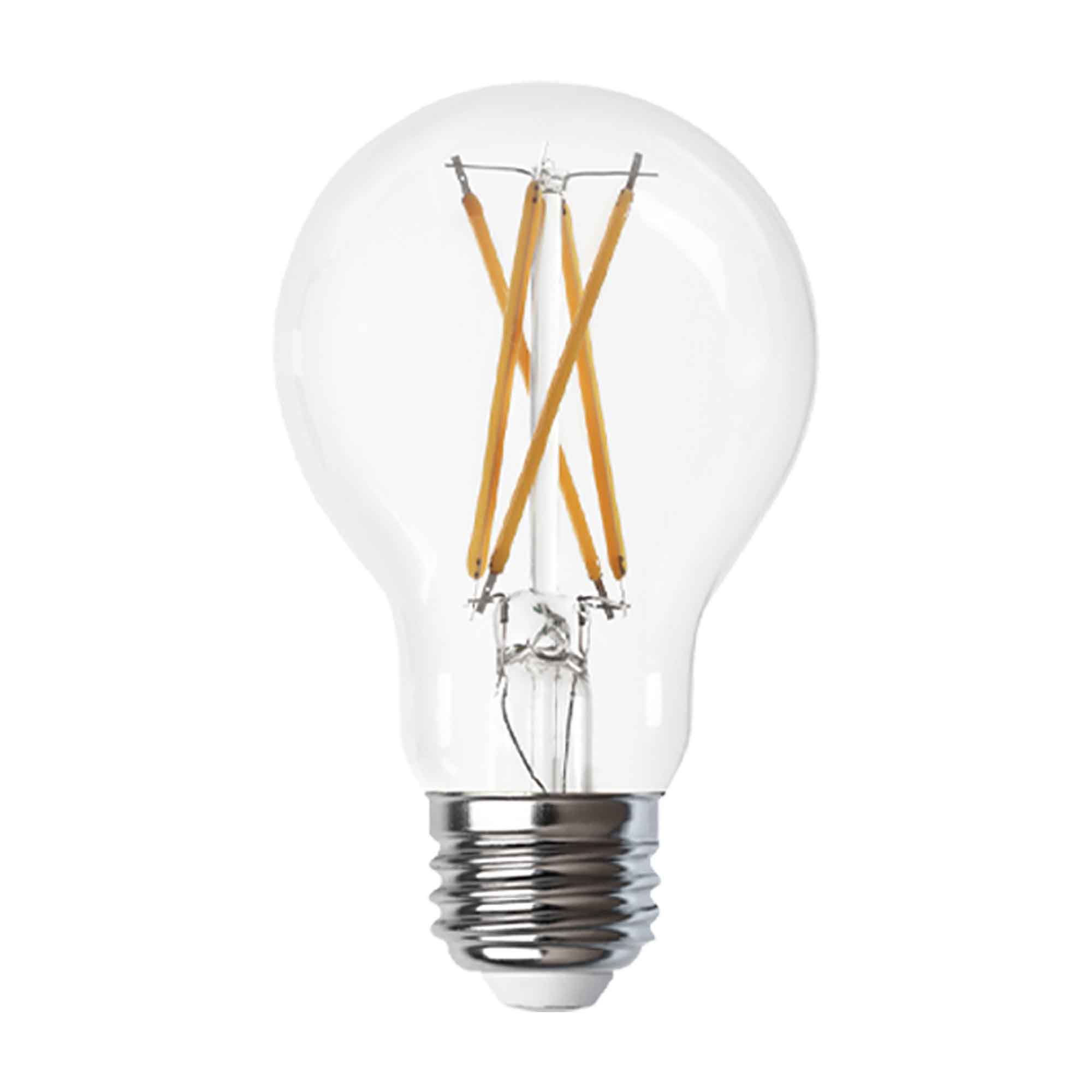 Ampoule DEL à filament clair à économie d'énergie de type-A lumière du jour 9 W, 6 unités 
