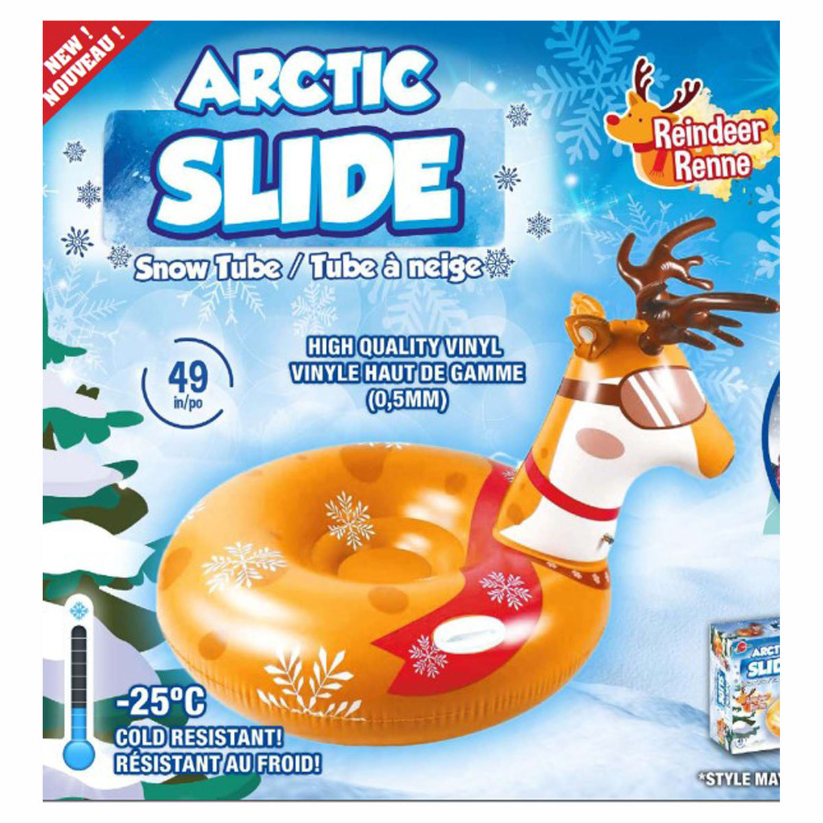 Tube à neige gonflable, Reine 