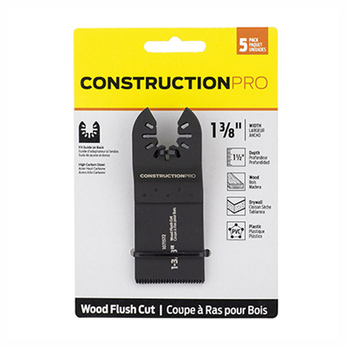 Lame de scie oscillante, construction pro, 1-3/8''