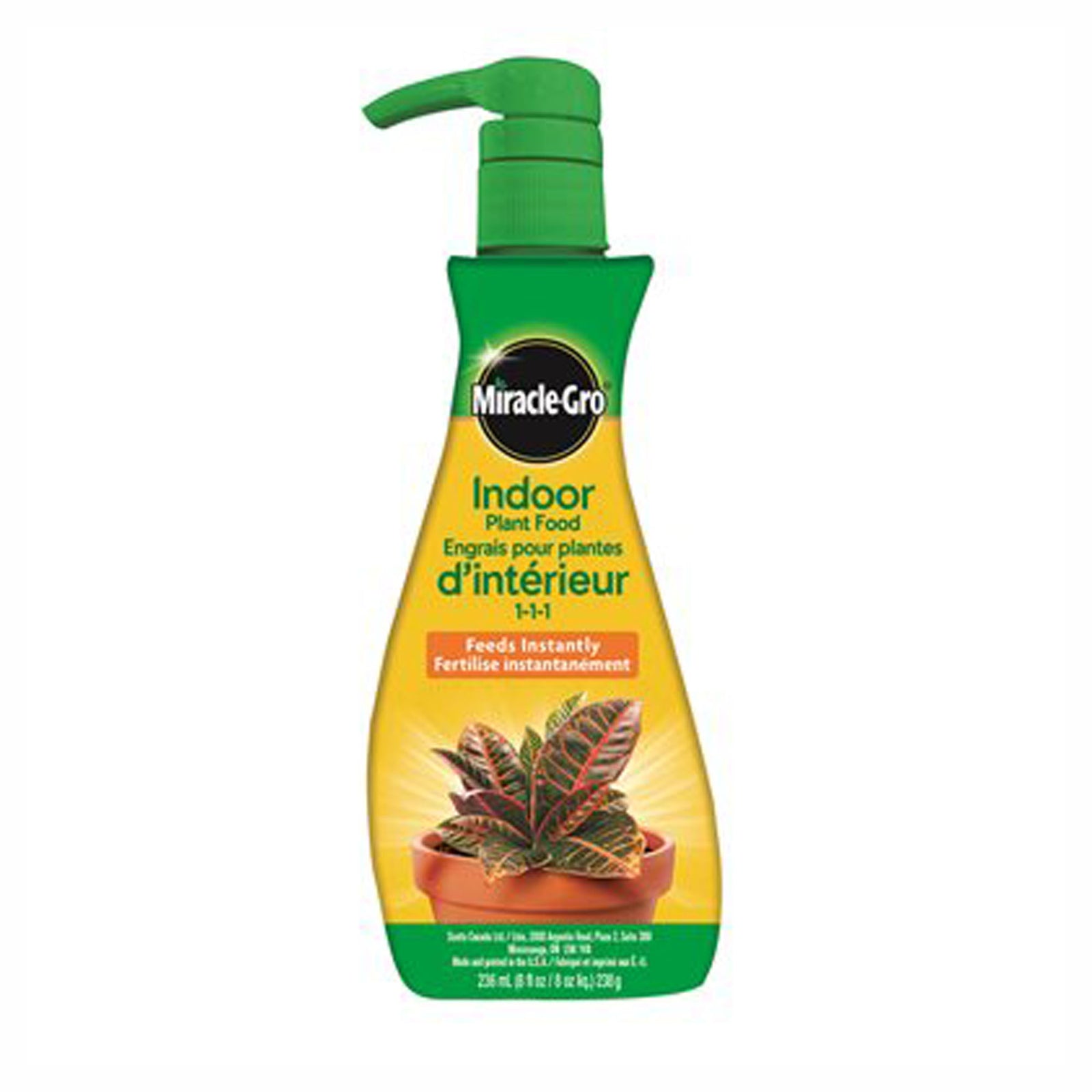 Engrais liquide pour plantes d'intérieur, RTU 1-1-1, 236 ml