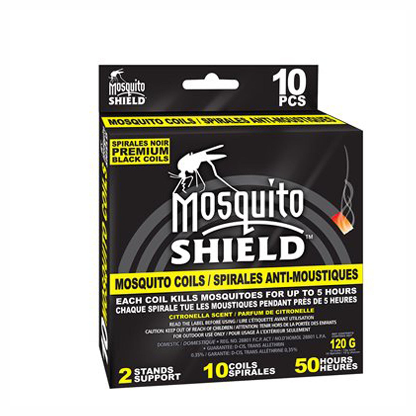 Serpentin antimoustique, 120 gr (emballage de 10)