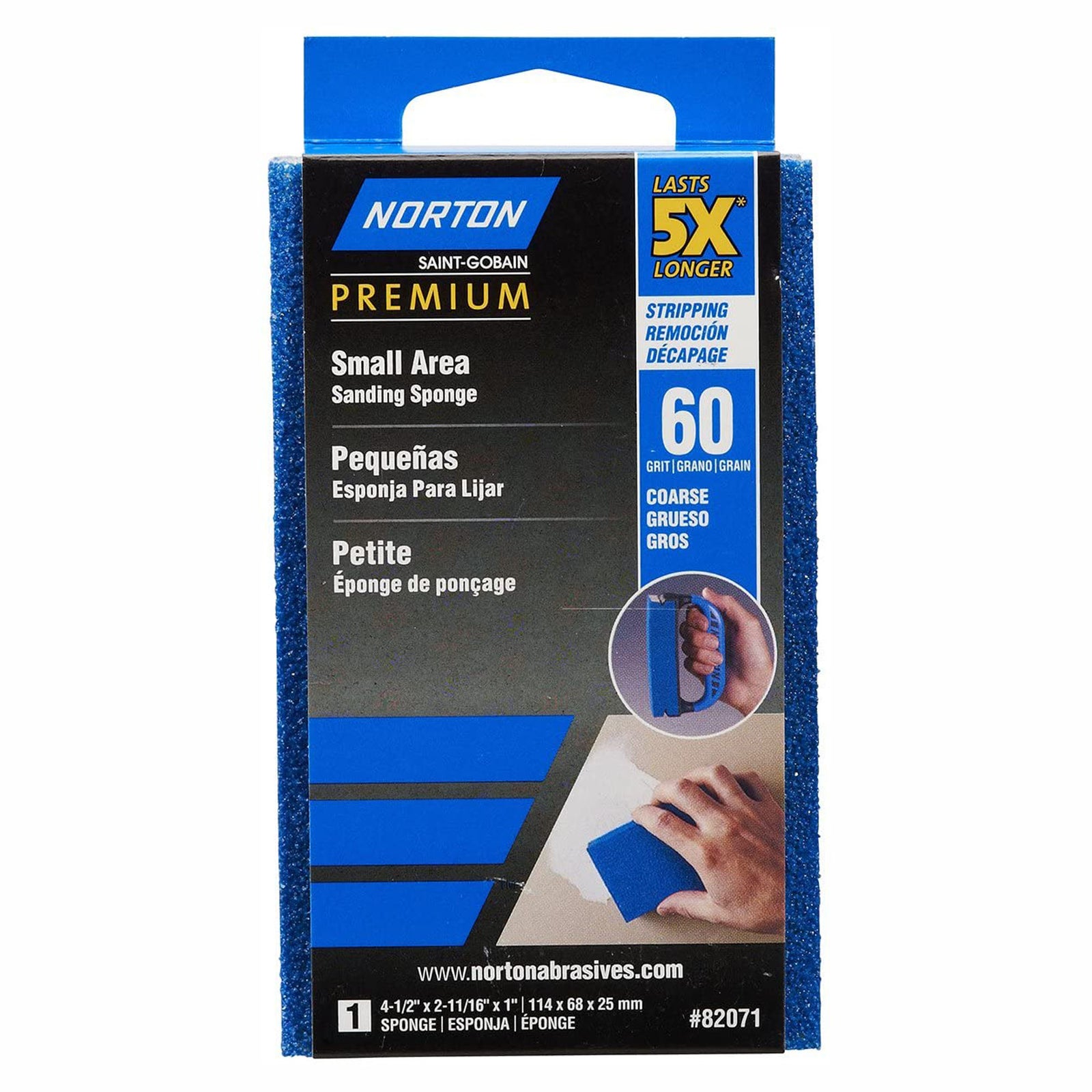 Éponge de ponçage, 4,5'', 60 gr