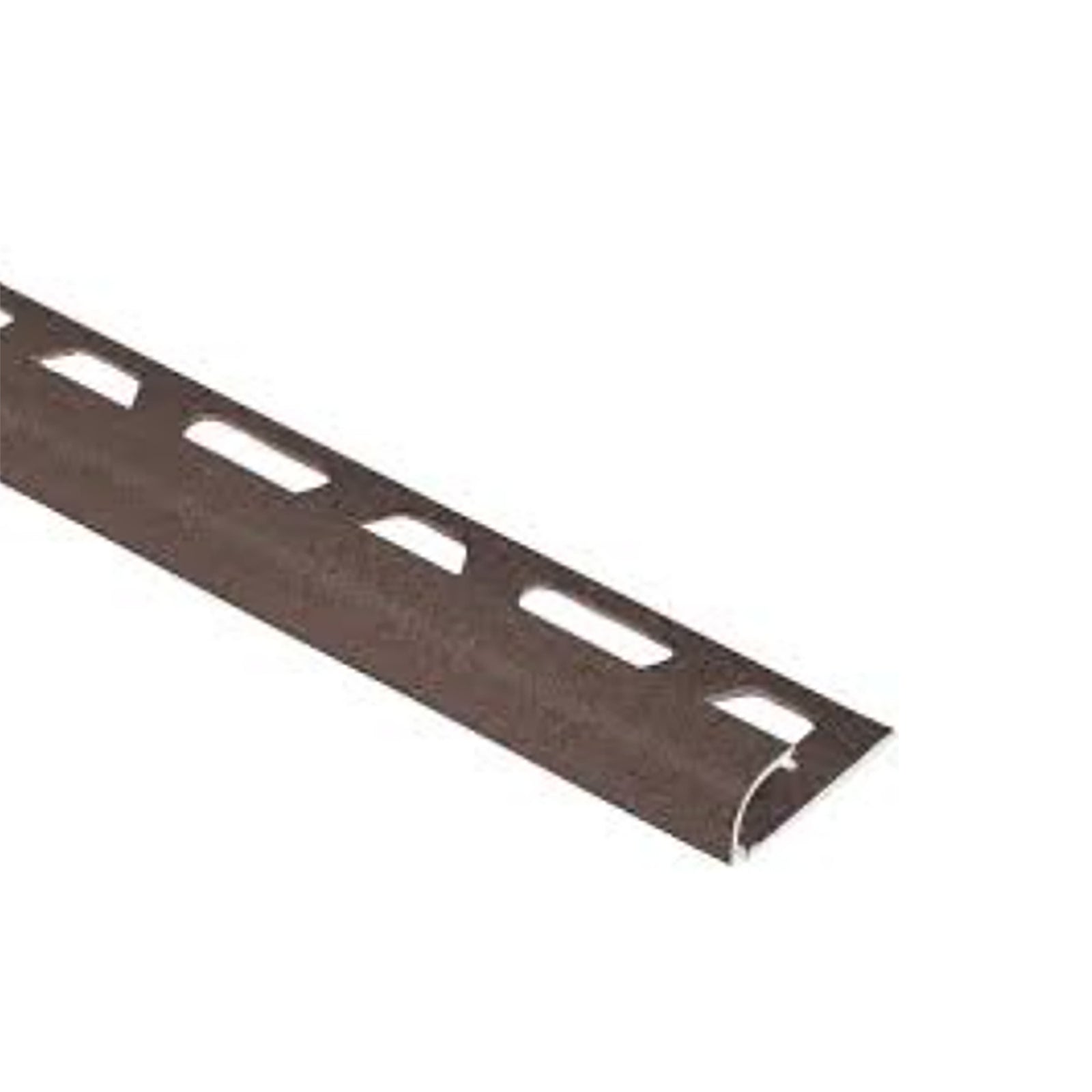 Moulure profilée de finition rondec en aluminium bronze 5/16'', 8'