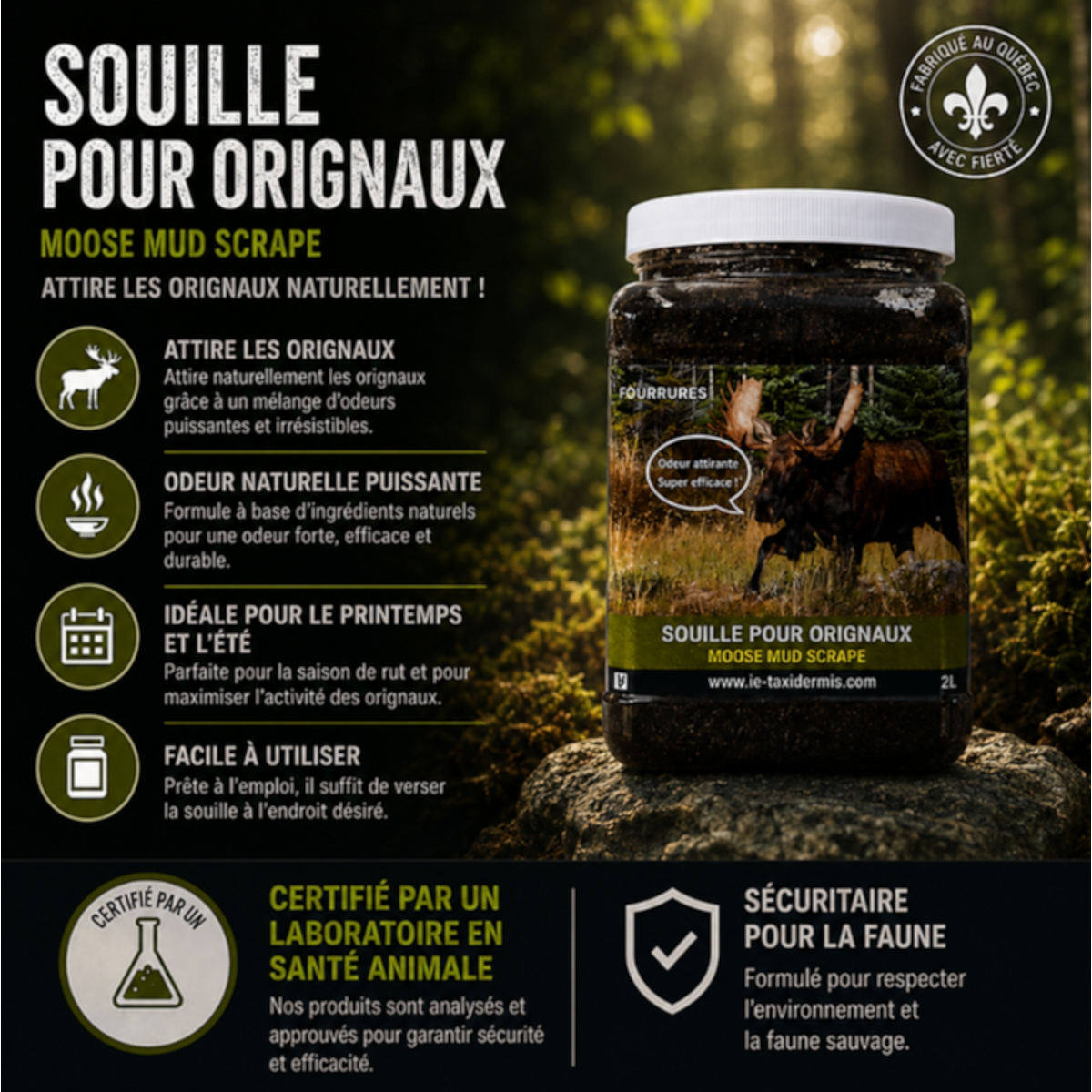 Souille d'orignal, 2 litres