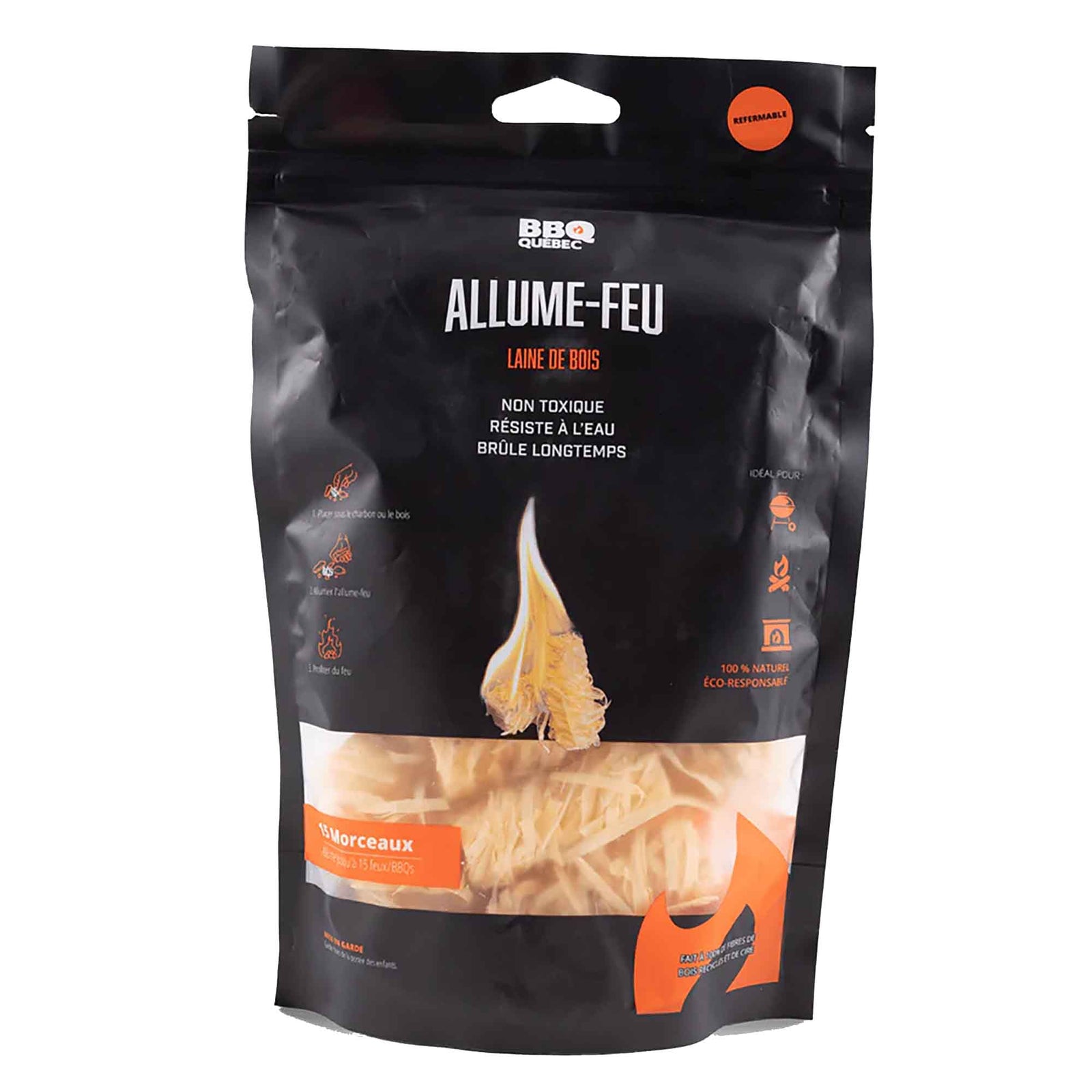 Allume feu type cheveux d'ange BBQ Québec