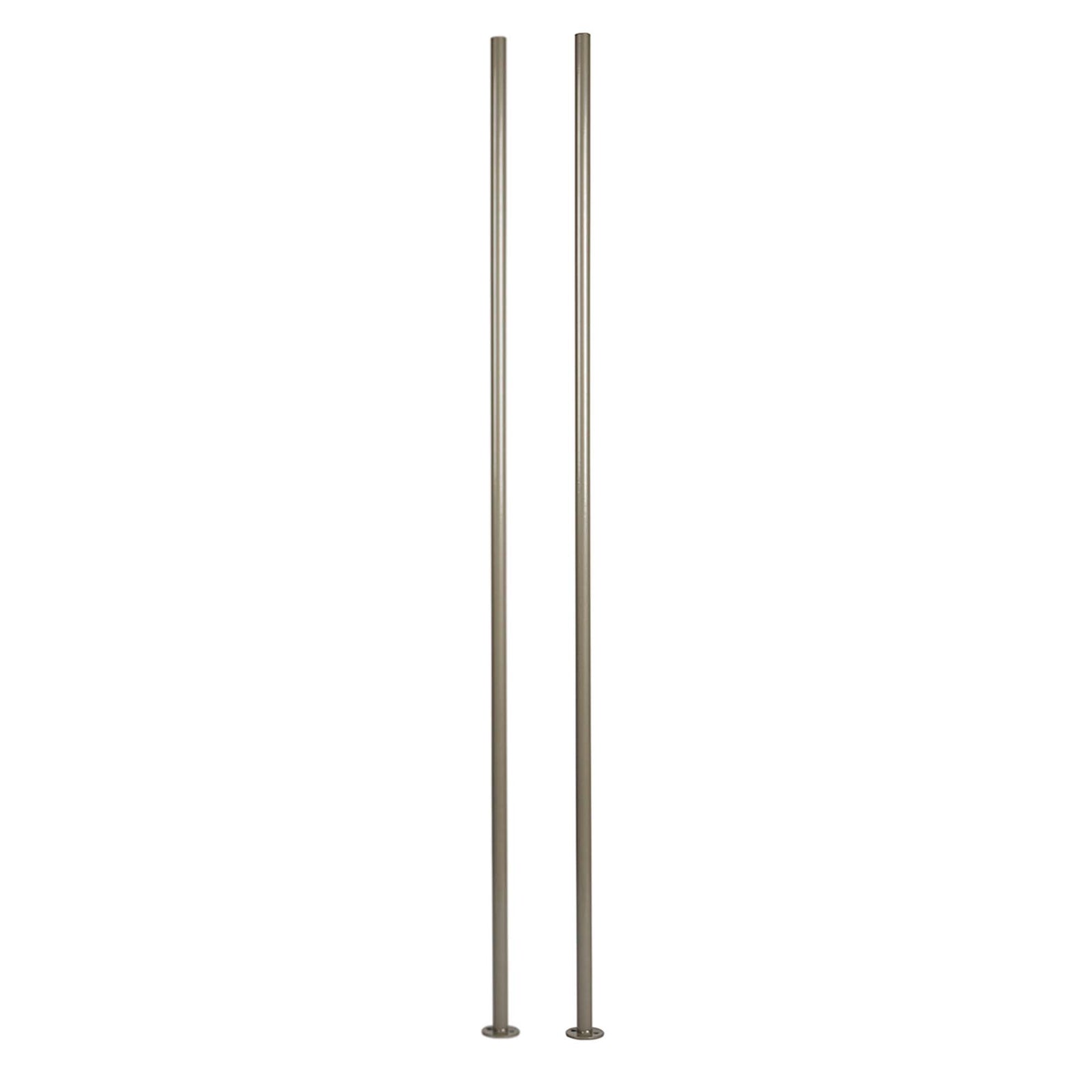 Ensemble de 2 tiges de 40''-1/2'' en fer forgé 
