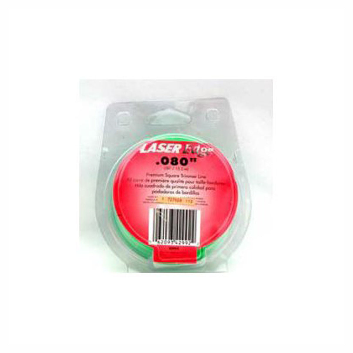 Fil rond pour coupe herbe, électrique ou essence, 0,080'' x 50', vert