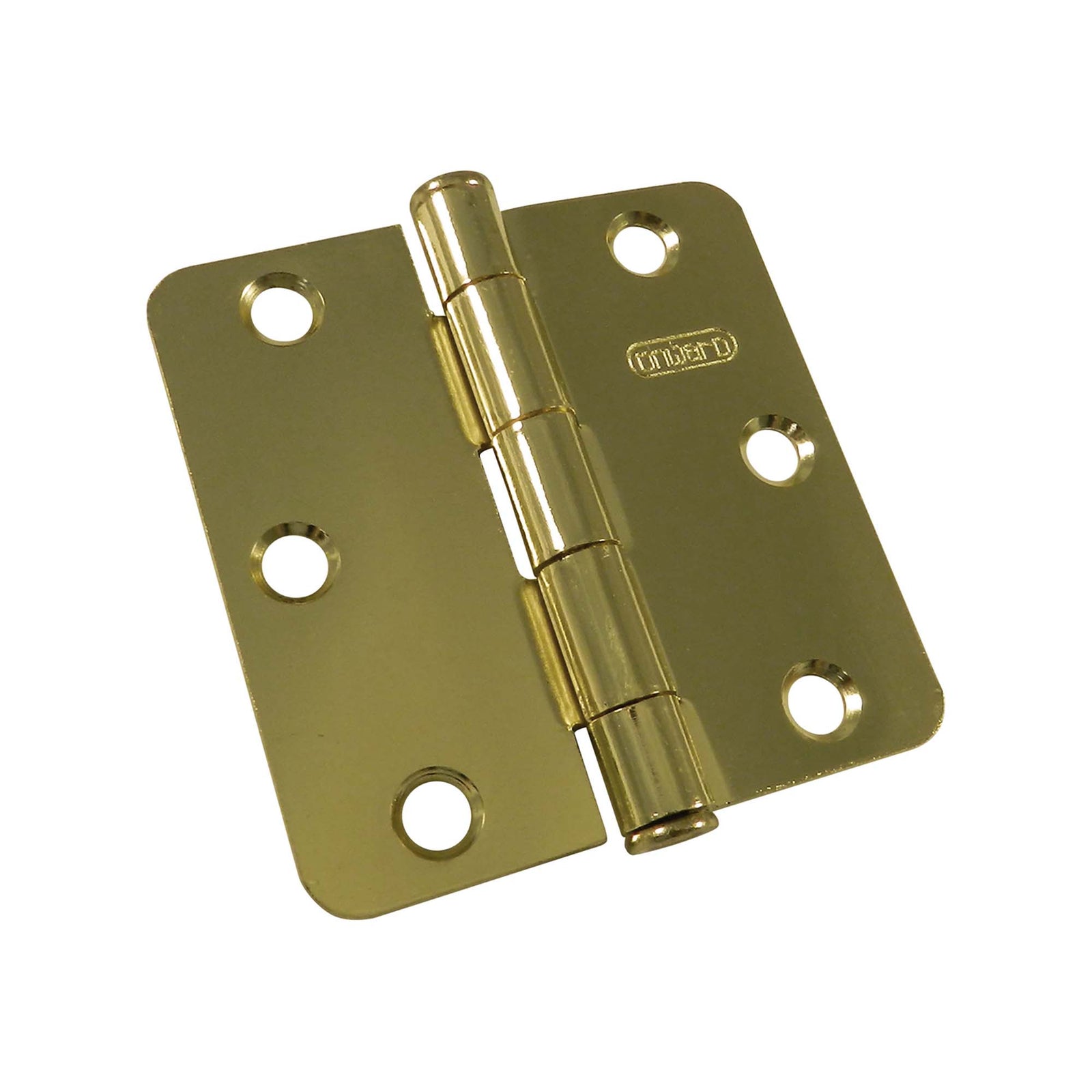 Penture à mortaiser laiton de 3'' avec rayon de 1/4'', emballage de 2 unités