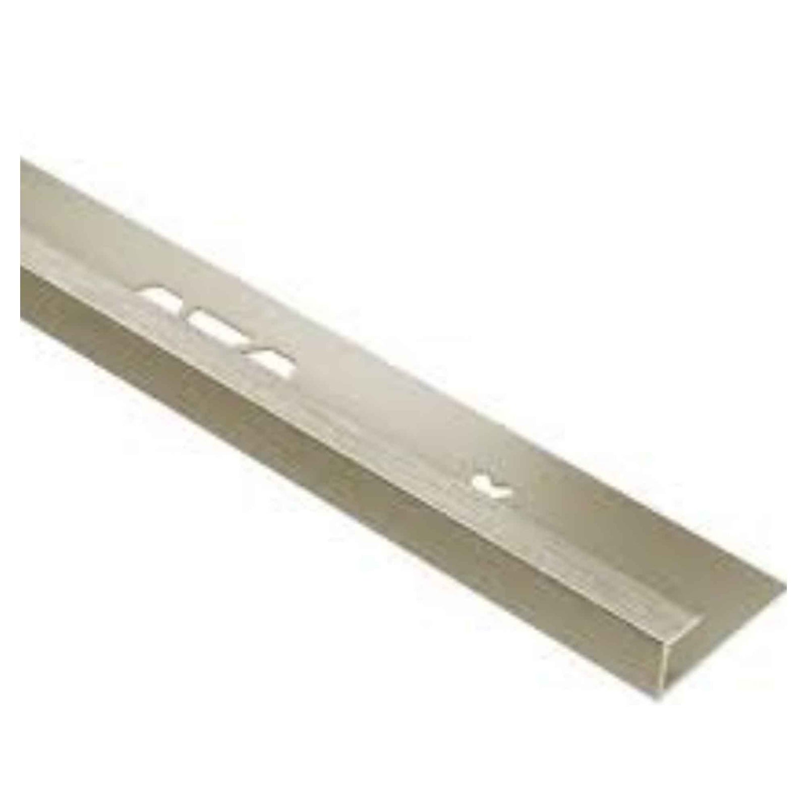 Moulure profilée VINPRO-S de bordure en aluminium nickel brossé, 1/4''