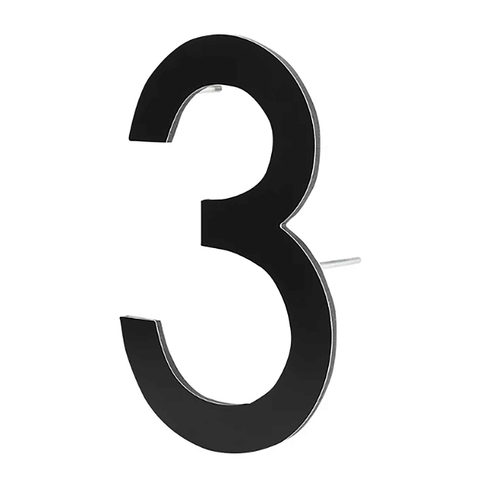 Chiffre d'adresse civique 9'', noir, #3