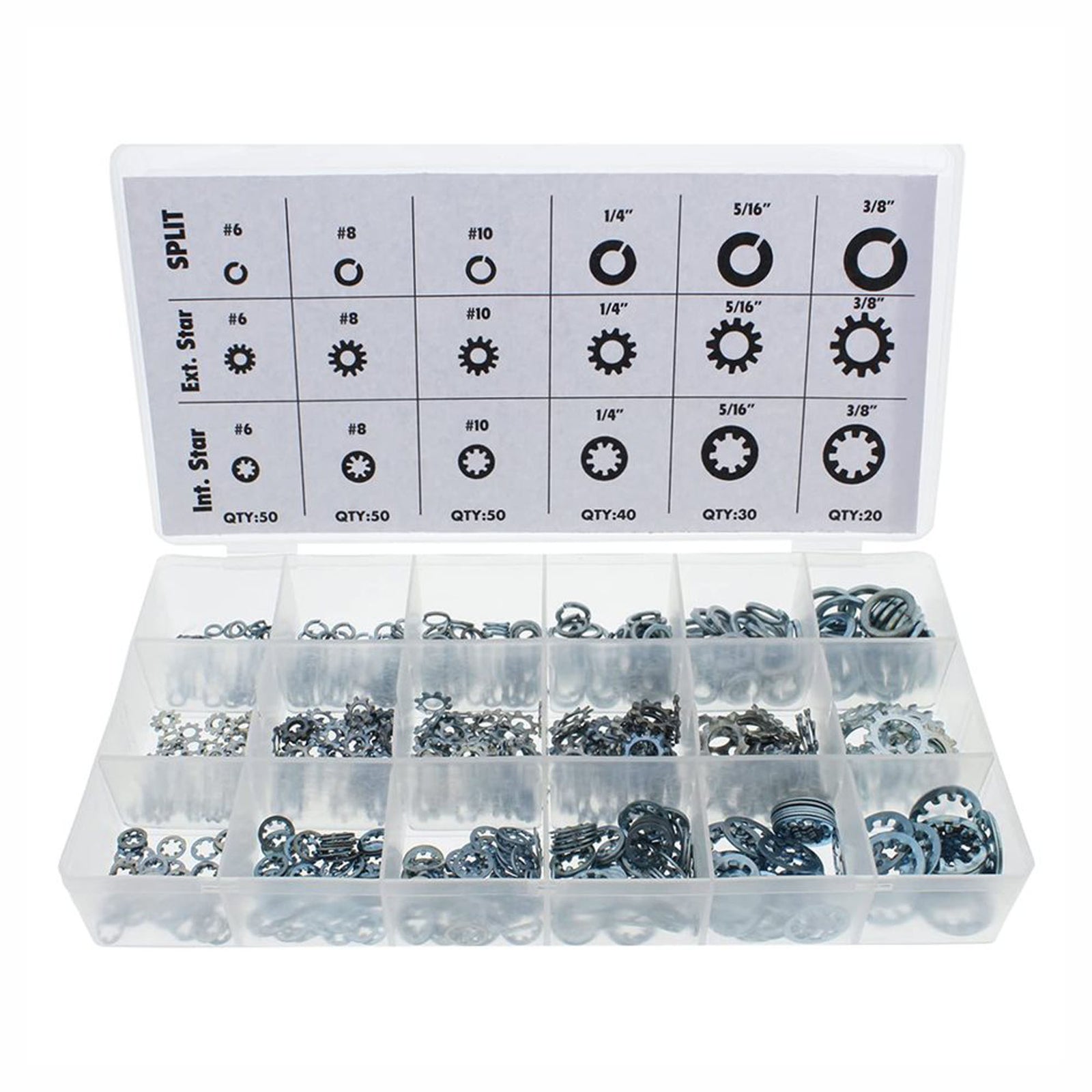 Ensemble de 720 rondelles assorties