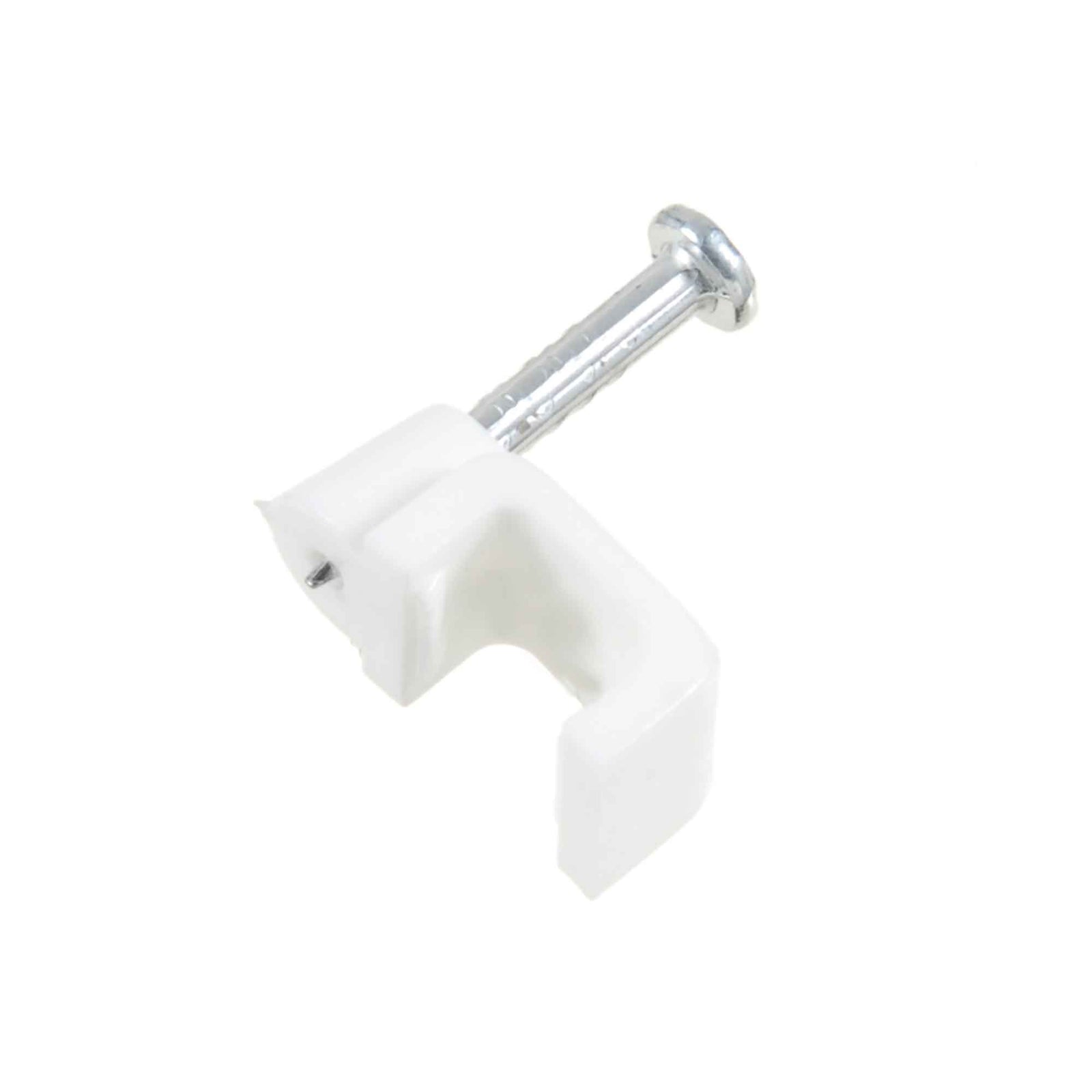 Attache plate à clouer pour câble de téléphone, 20 unités