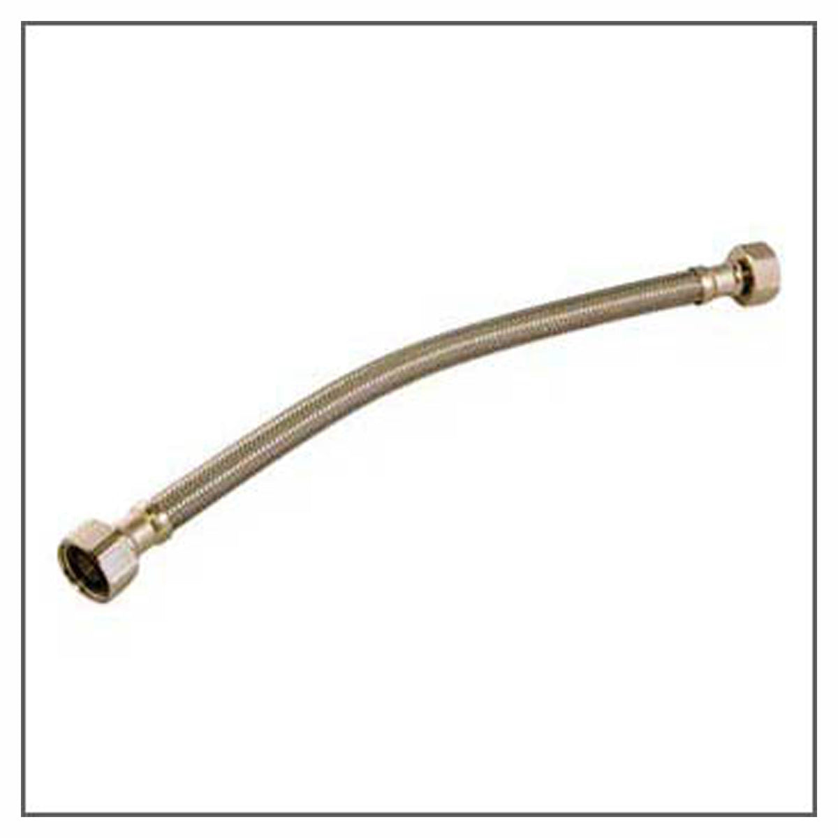 Tuyau d'alimentation, tressé, acier inoxydable, 1/2'' FIP x 1/2'' FIP, 36''