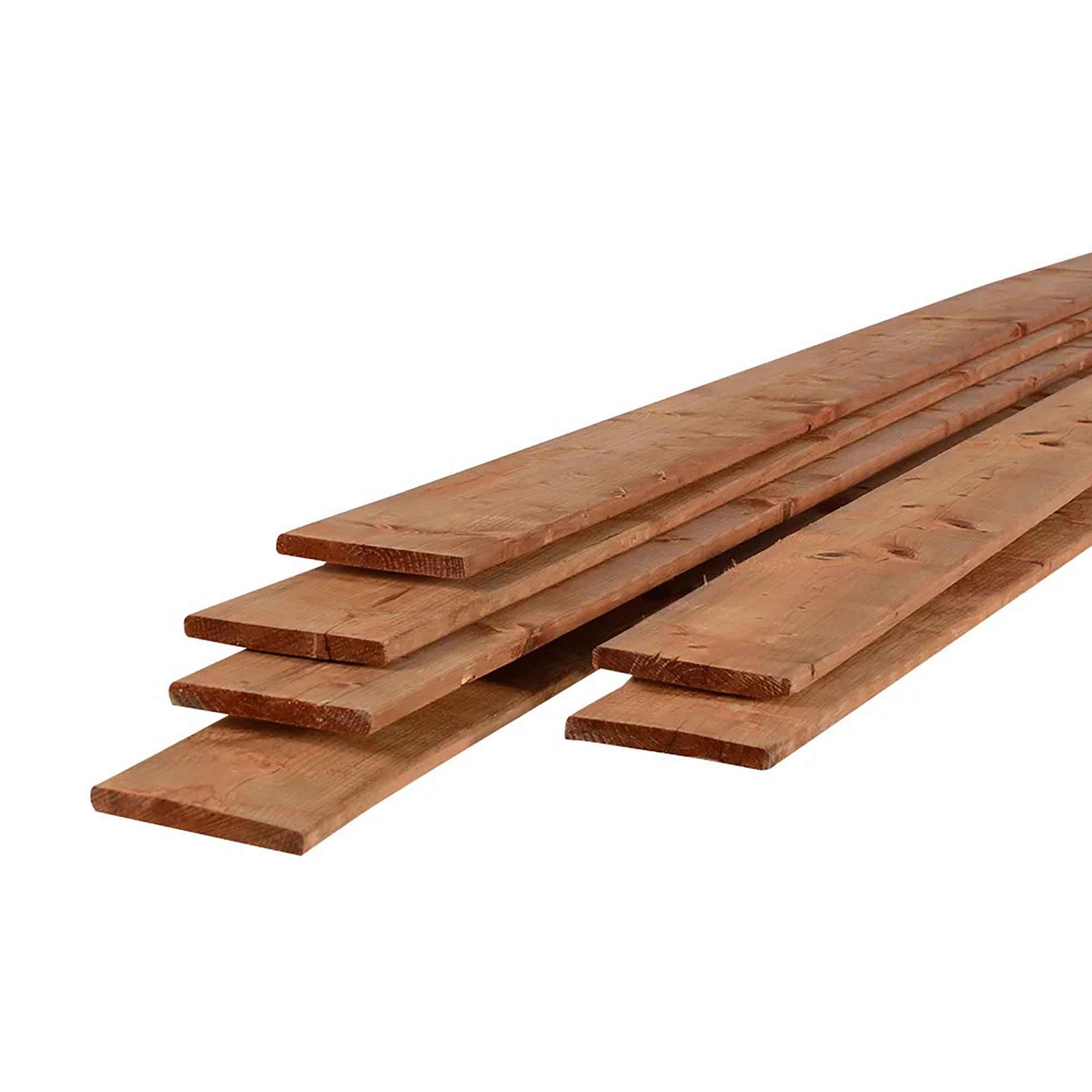 Bois traité brun de Première Qualité, 1" x 6" x 6'