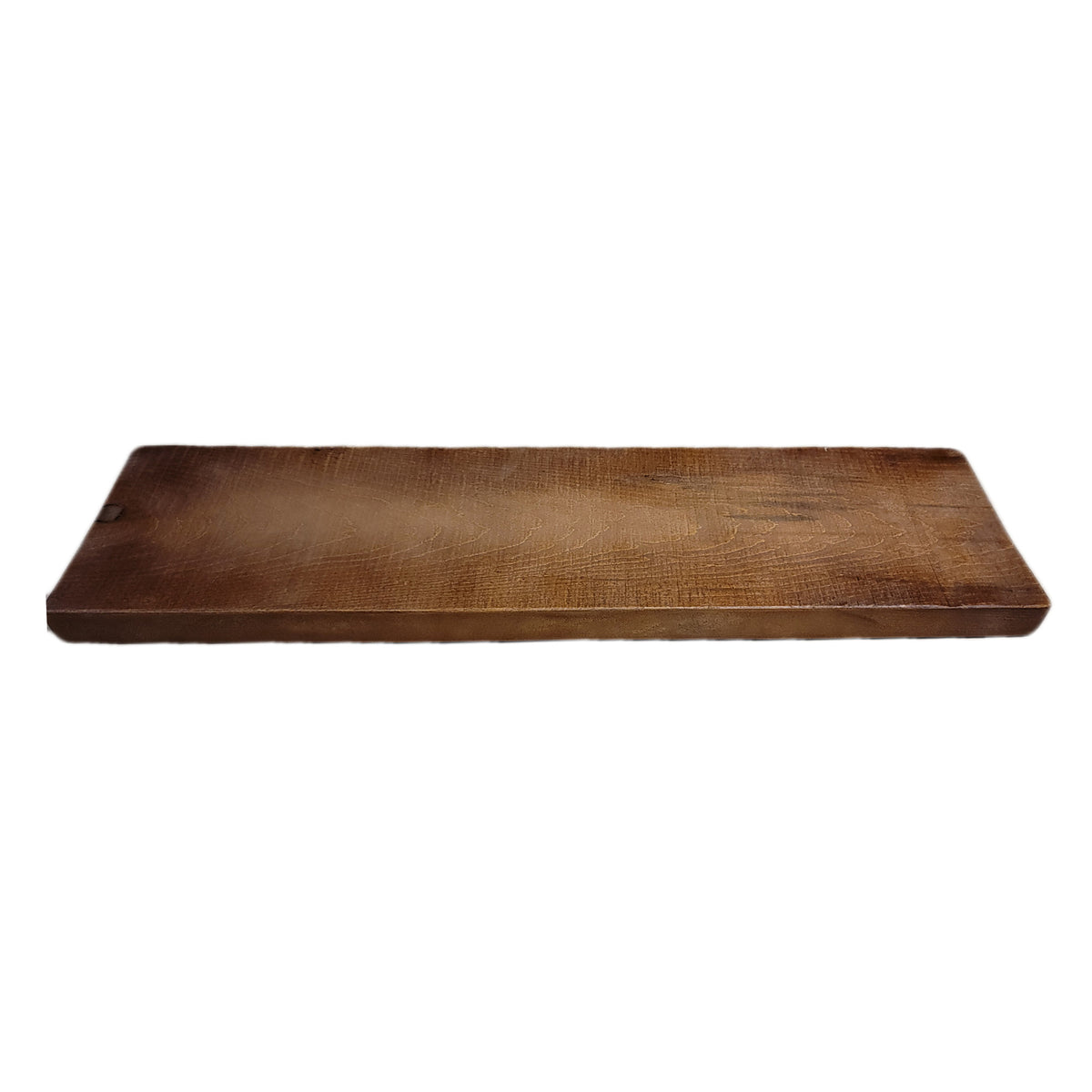 Tablette en bois récupéré de couleur brun whiskey, 36&quot; x 10&quot; x 2&quot;