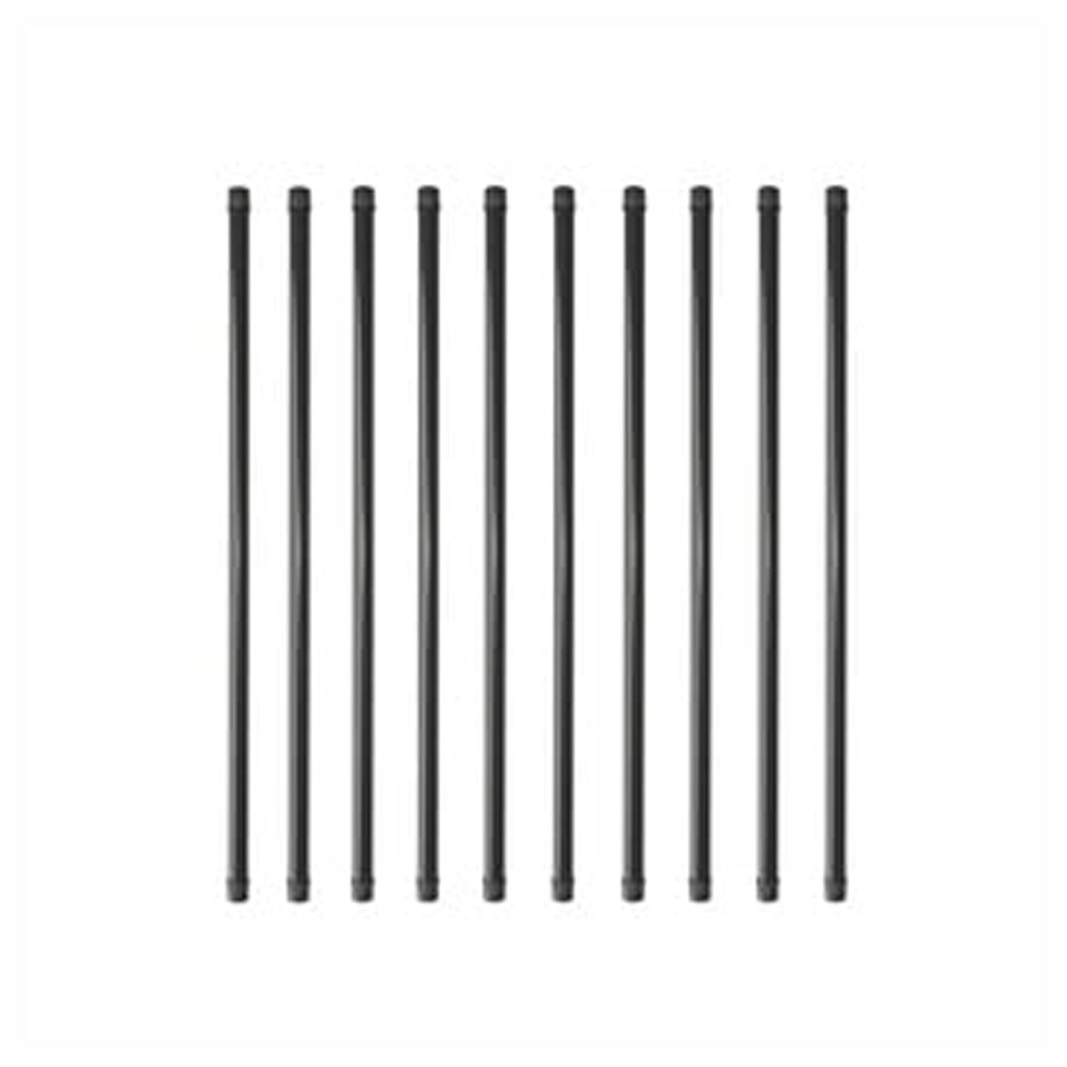 Balustre tubulaire, 3/4'' x 32'', noir (emballage de 10)