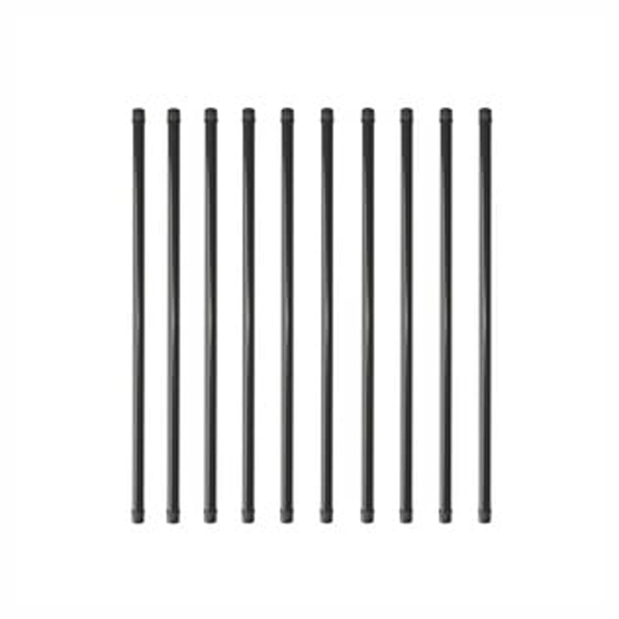 Balustre tubulaire, 3/4'' x 32'', noir (emballage de 10)