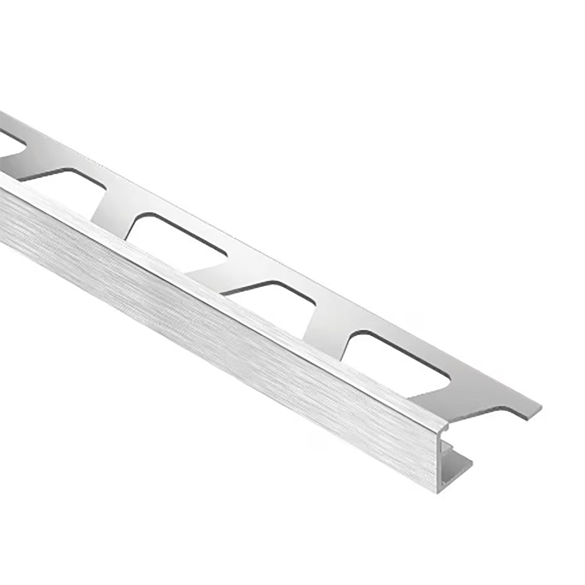 Moulure profilée de finition extérieure chrome brossé, 1/4''