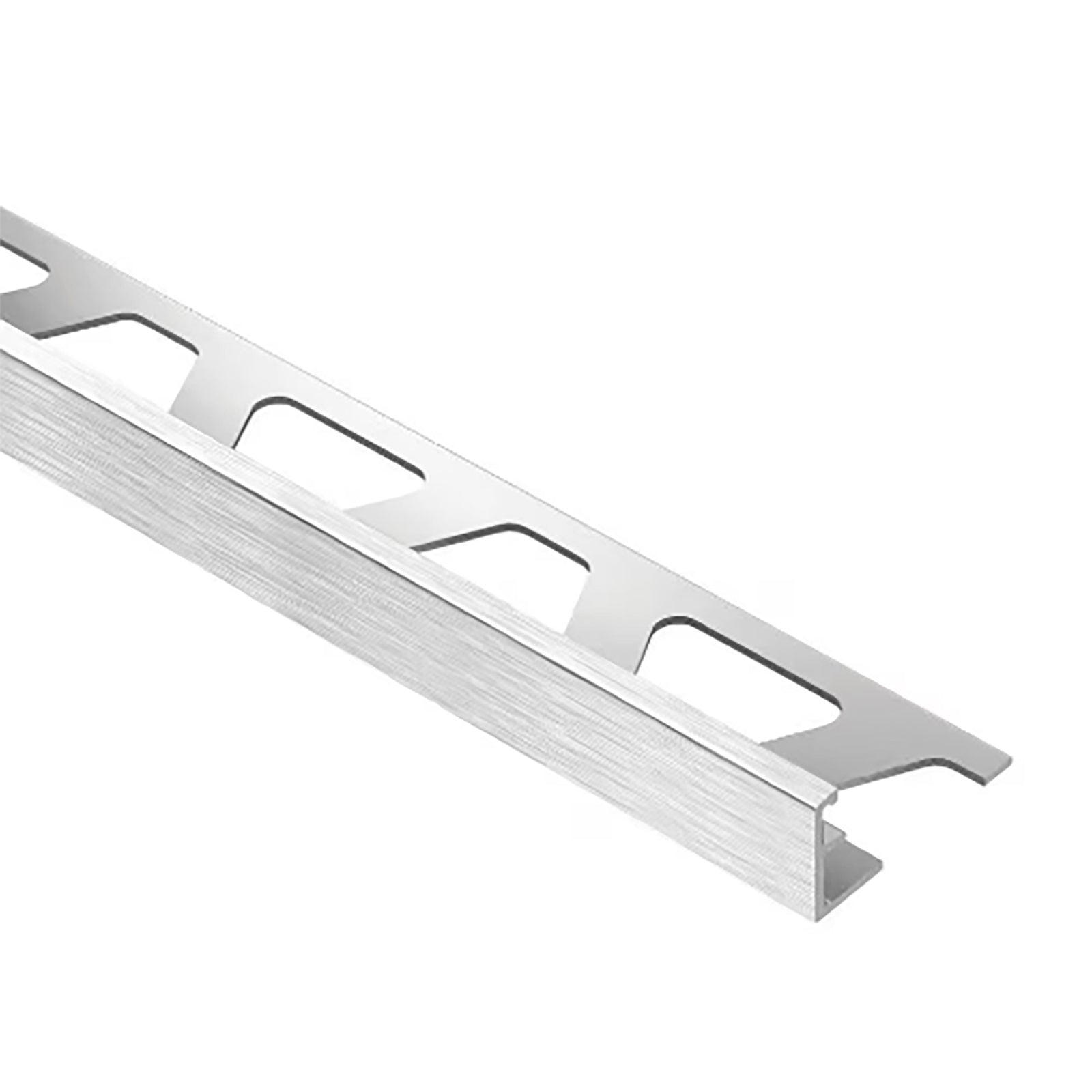 Moulure profilée de finition extérieure chrome brossé, 1/4''