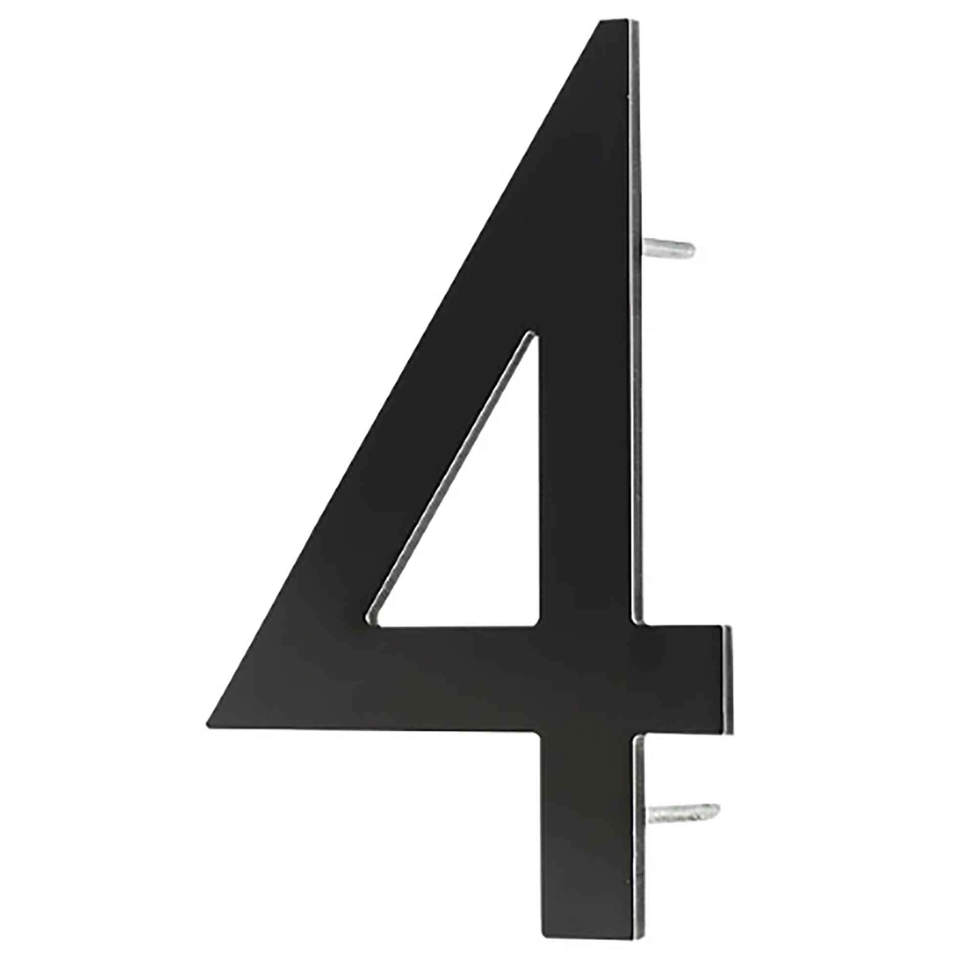 Chiffre d'adresse civique 9'', noir, #4