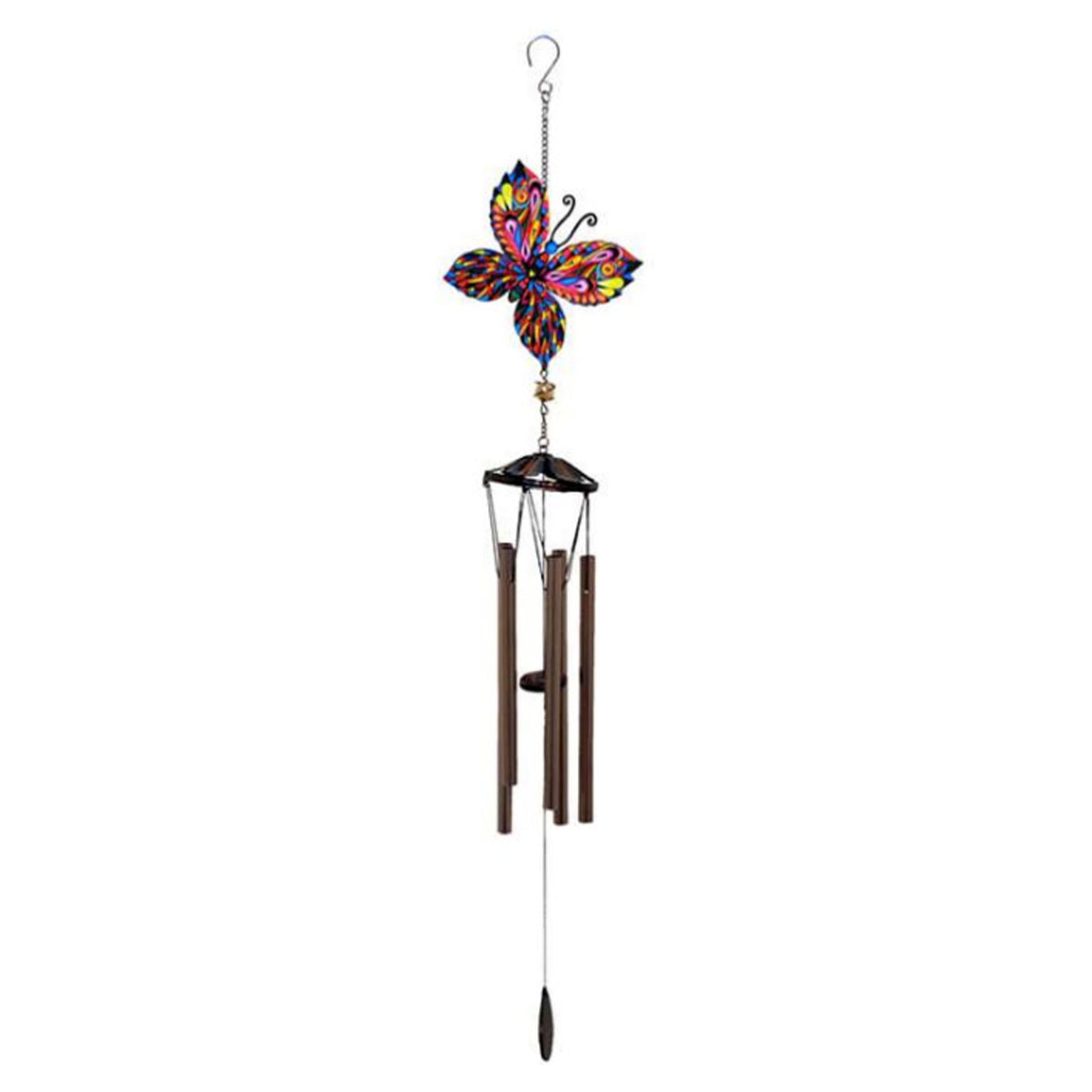Carillon éolien, Papillon coloré, 23''