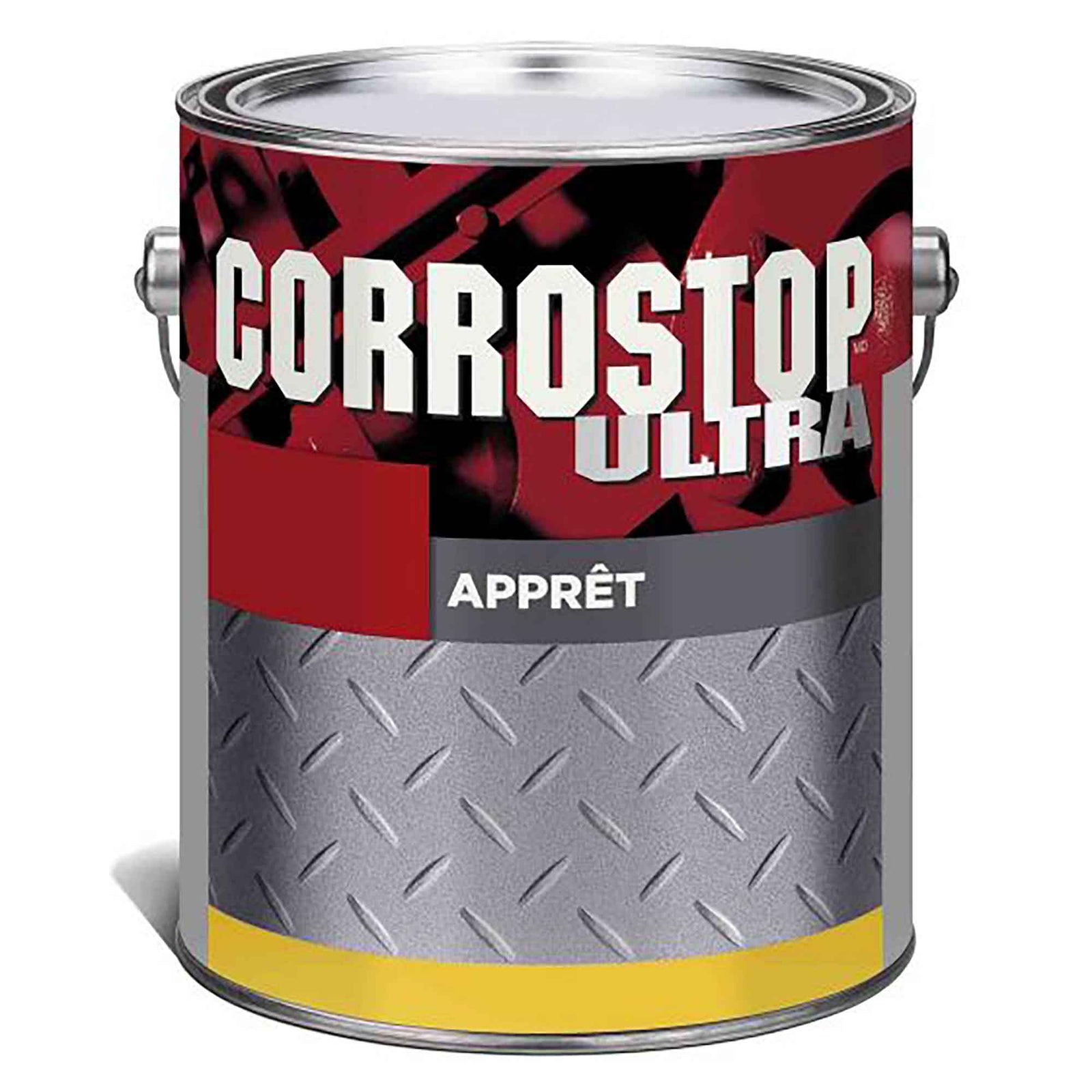 Peinture après Corrostop, antirouille pour métal galvanisé, blanc, 3,78 litres