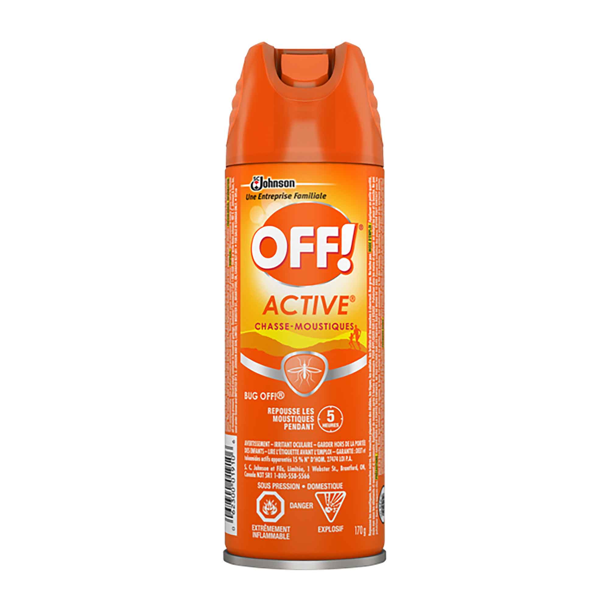 Chasse-moustiques Active en aérosol, 170 g 