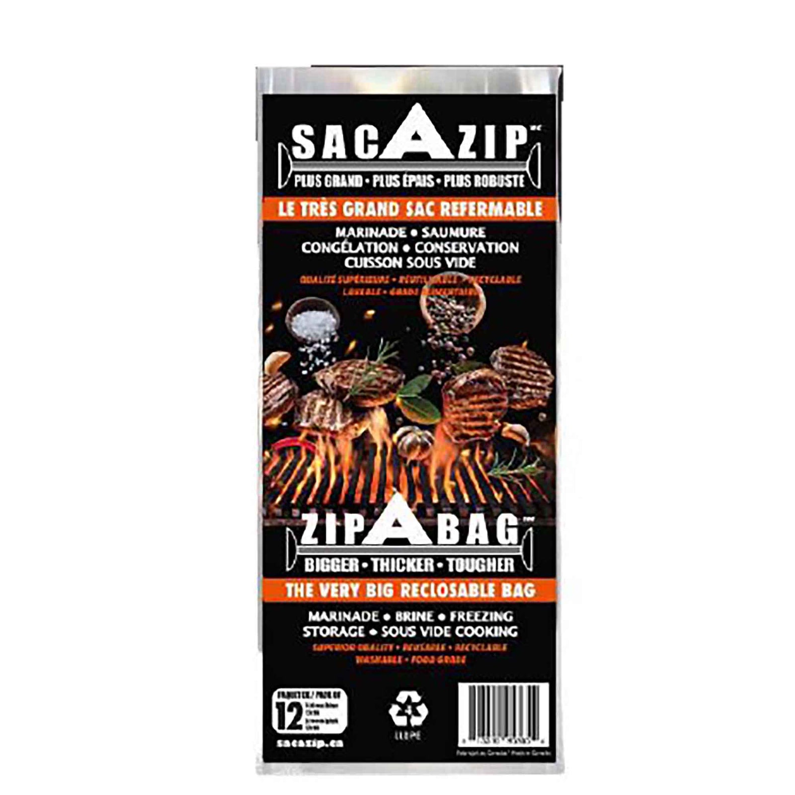 Sac réutilisable Sac-a-zip