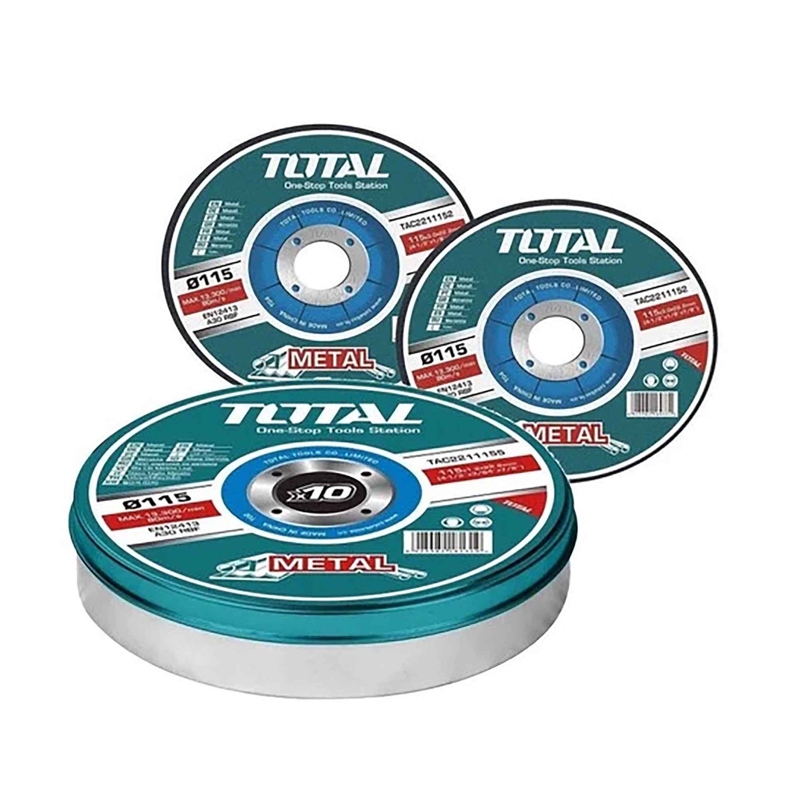 Disque de coupe pour l'acier, 4-1/2'' X 3/64 X 7/8'' (paquet de 10)