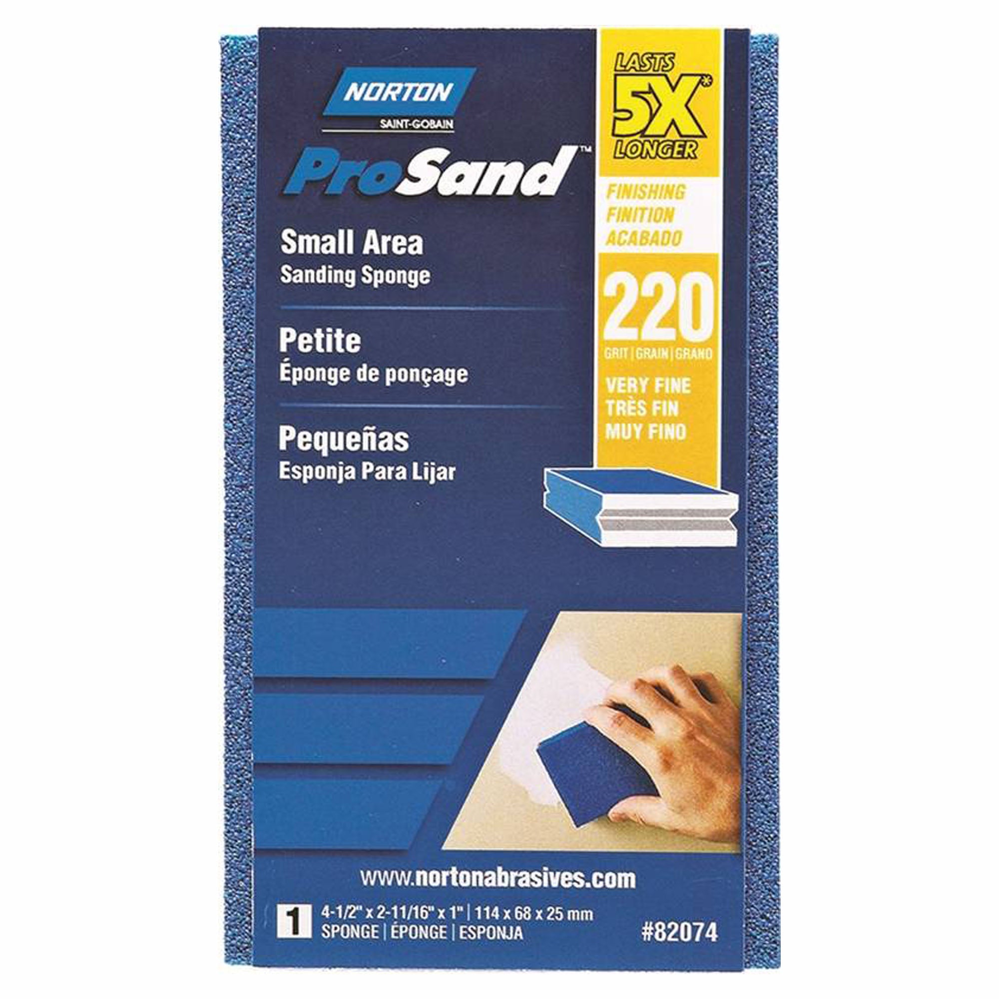 Éponge de ponçage, 4,5'', 220 gr